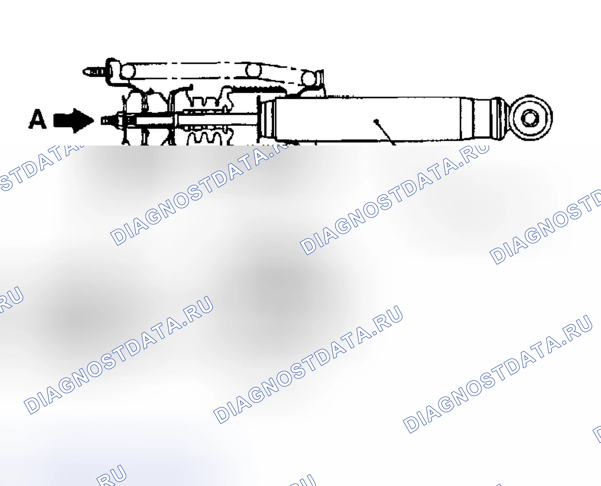 Рис. 14: > > B < < МОНТАЖ ПРУЖИННОГО КРОНШТЕЙНА В СБОРЕ. Mitsubishi Montero III