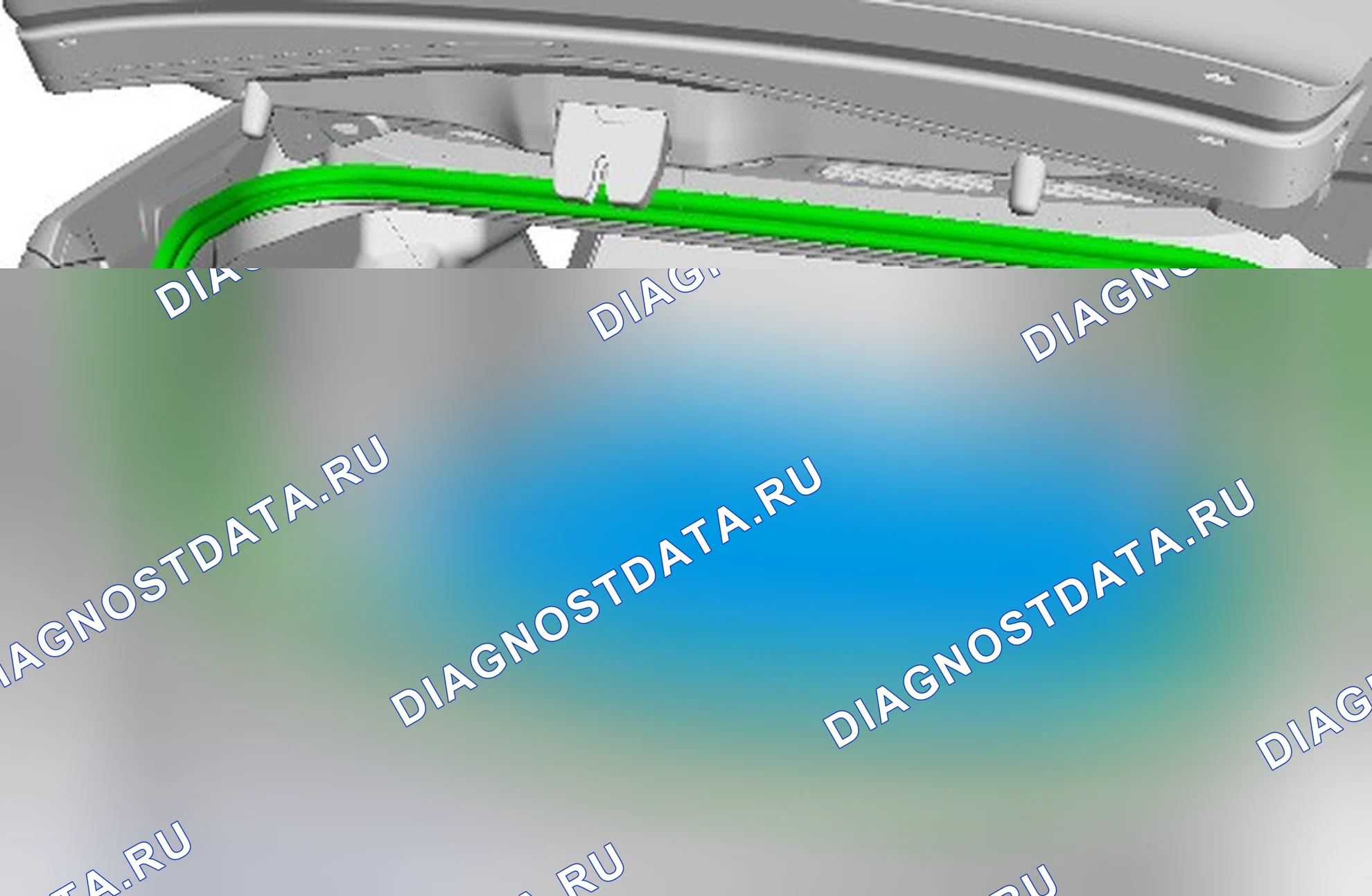 Как снять и установить панель отделки грузового отсека. Ford Mondeo IV