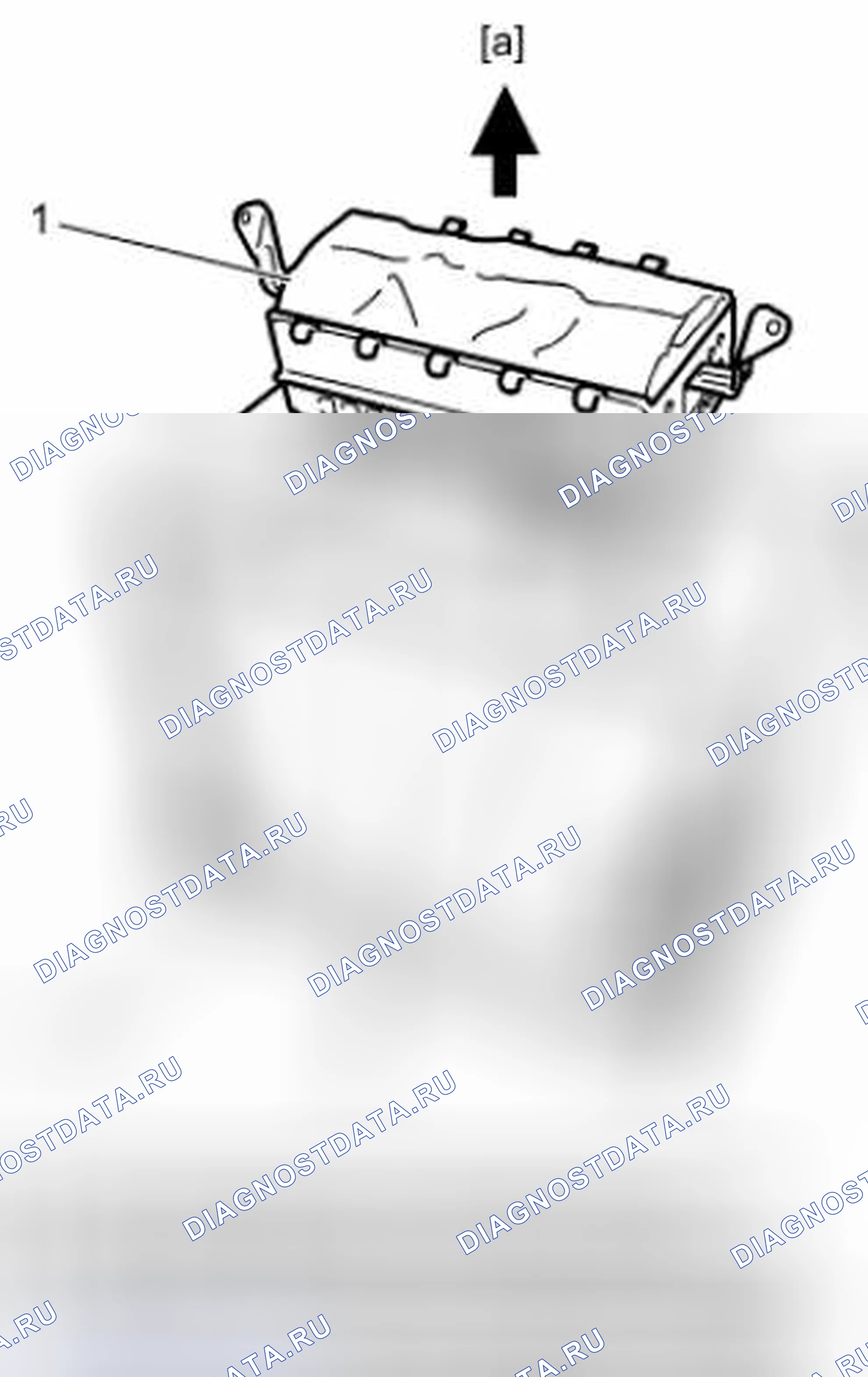 Рис. 193: Модуль подушек безопасности для пассажиров (инфлятор). Suzuki Kizashi I