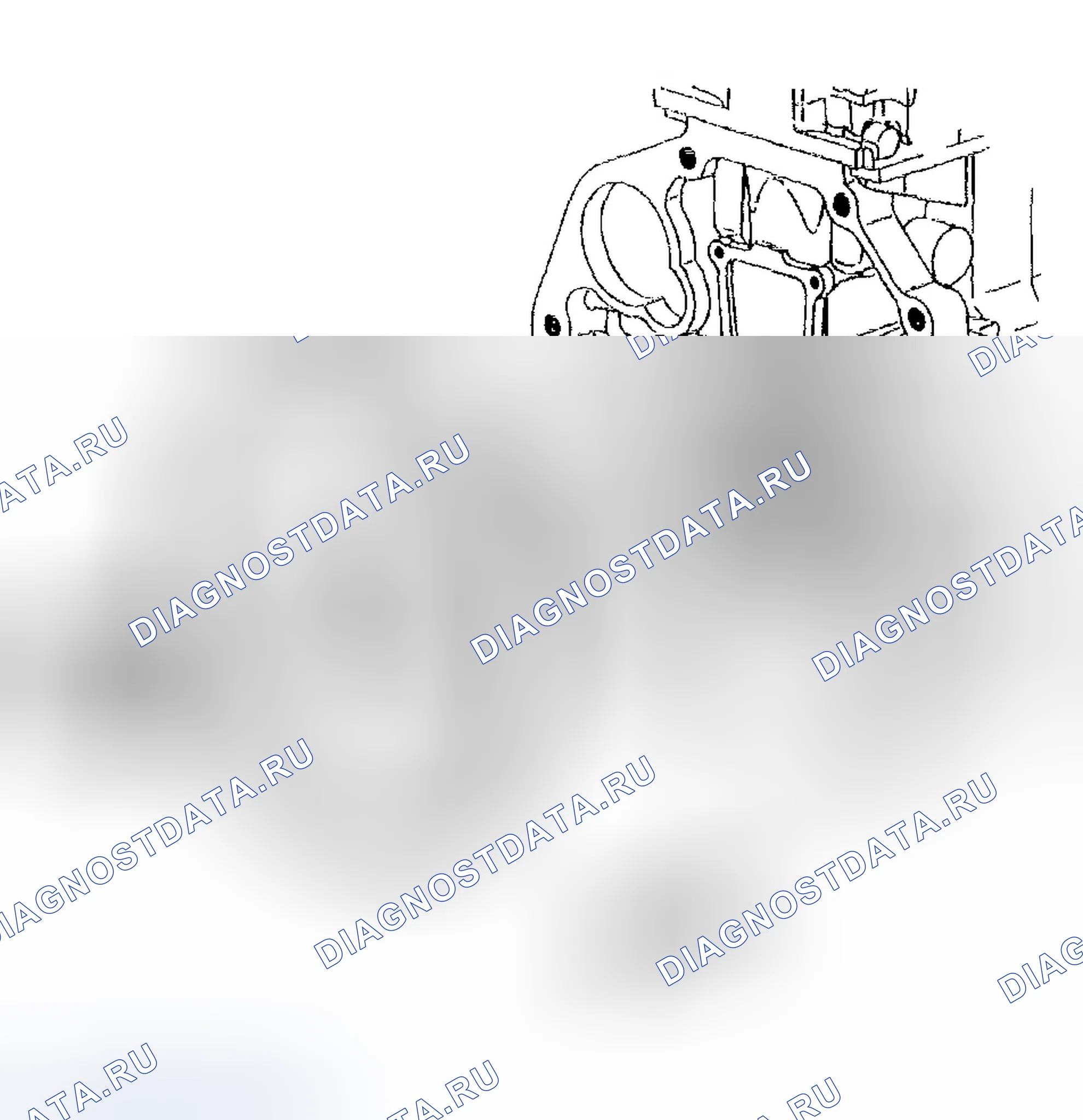 Рис. 1159: Установка маховика двигателя. Chevrolet TrailBlazer I