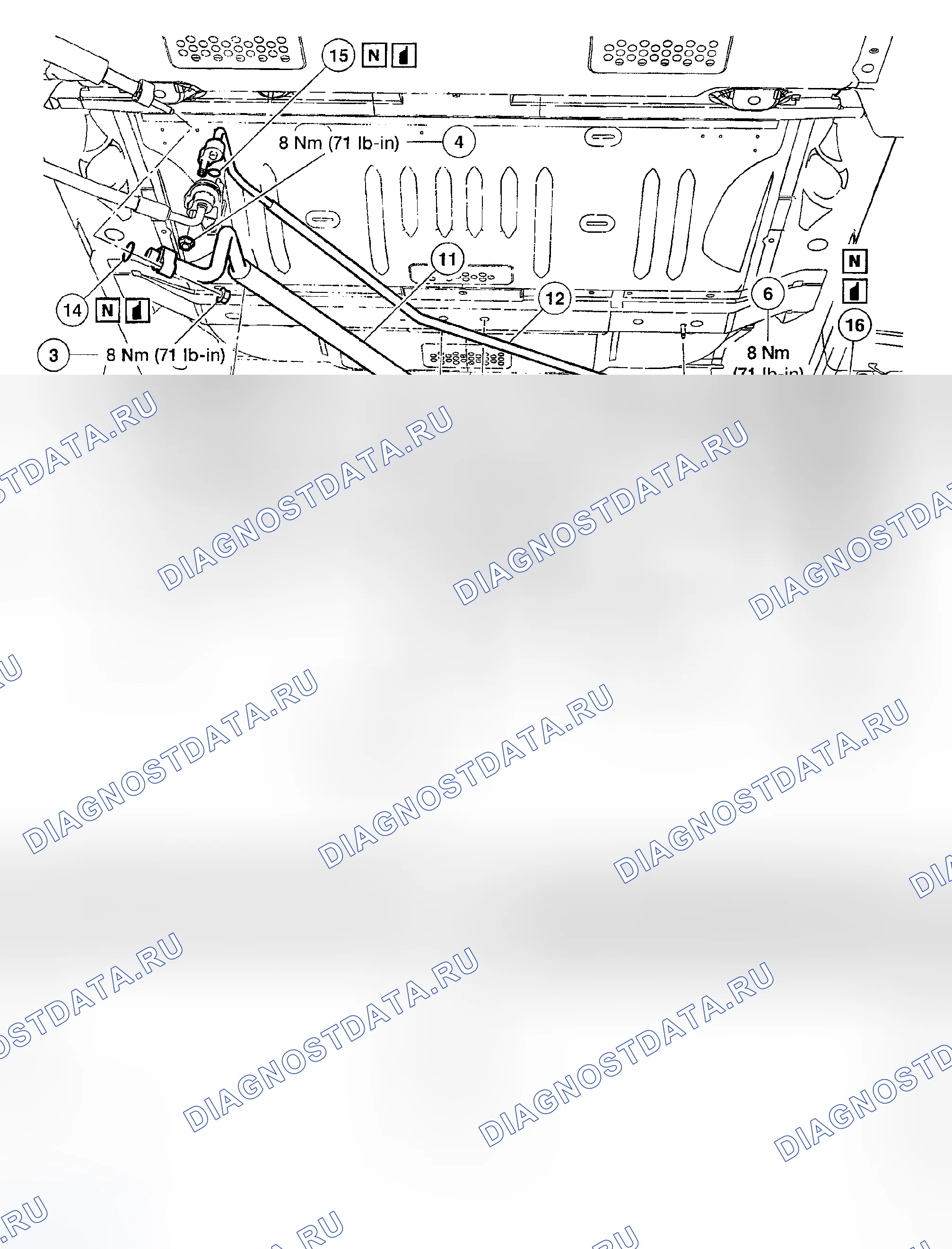 Рис. 176: Демонтаж и монтаж. Hyundai Nexo I