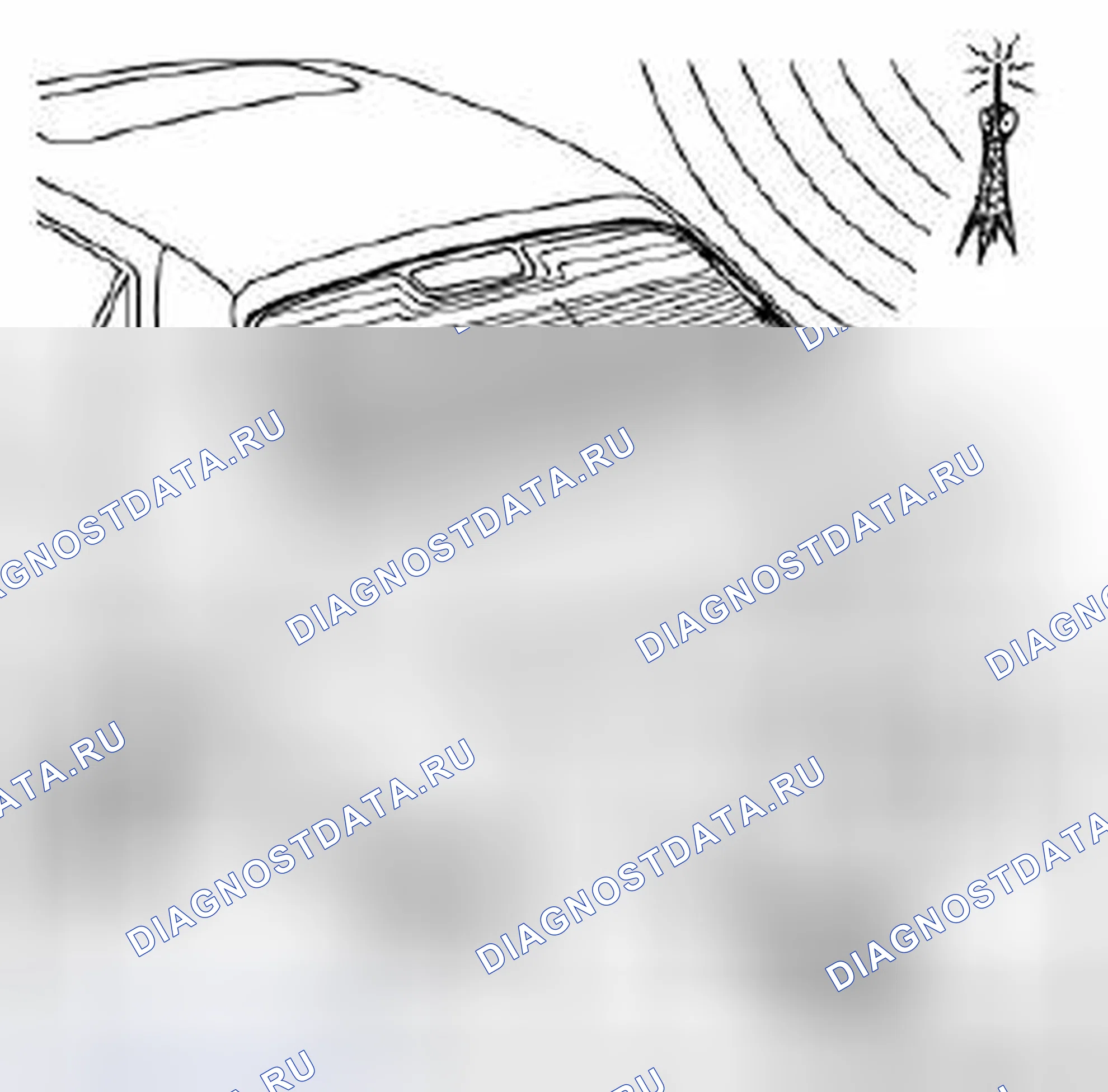 Рис. 401: АНТЕННАЯ СИСТЕМА, РАДИО (4d). Kia Picanto III
