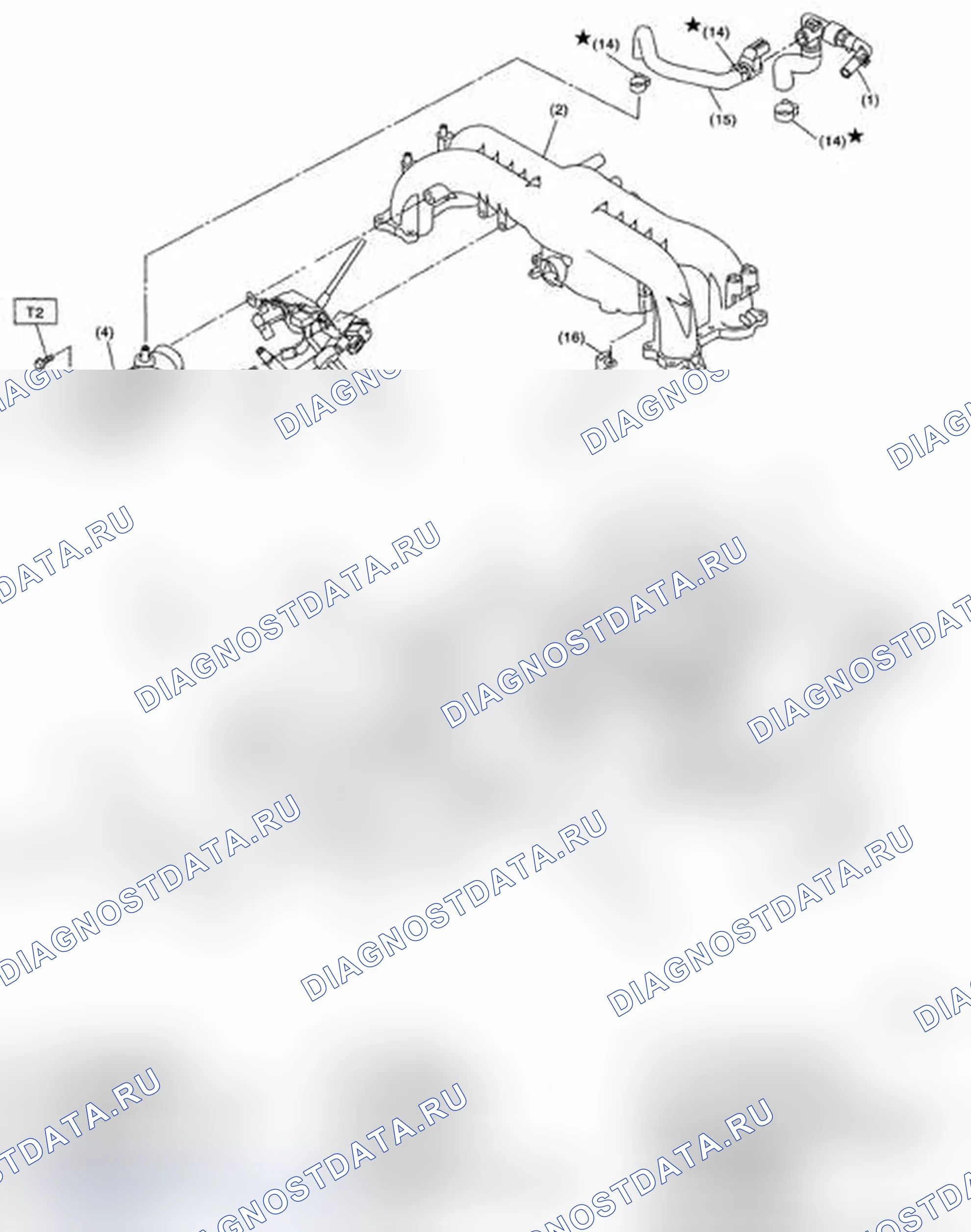 Рис. 46: ВПУСКНОЙ КАНАЛ. Subaru Impreza WRX GH