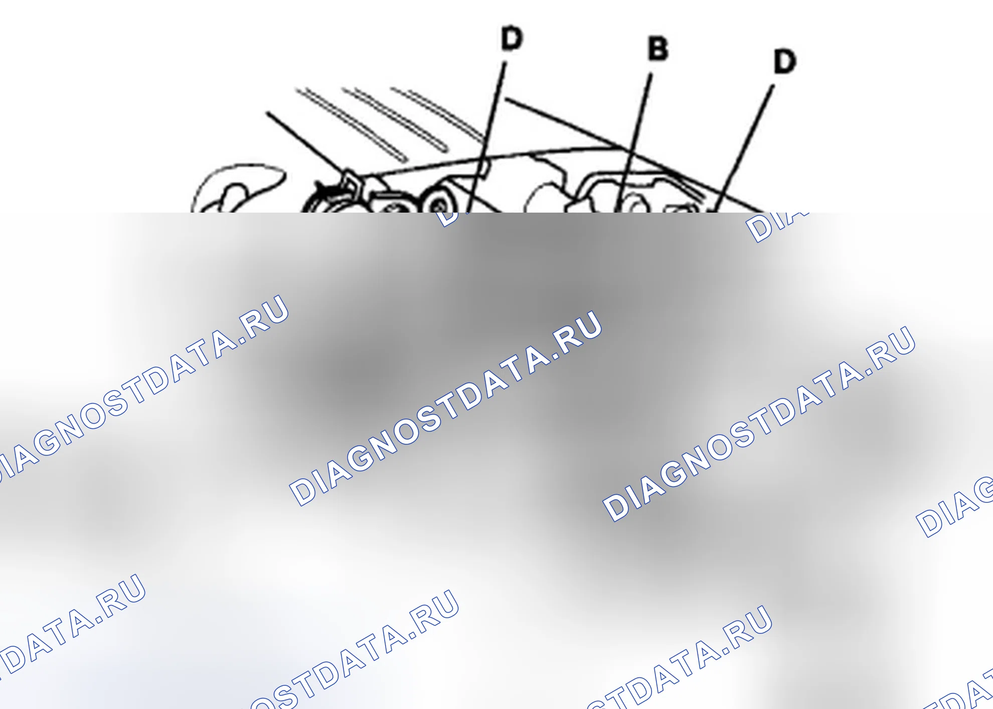 Рис. 76: Замена продувочного клапана канистры EVAP. Honda CR-V III