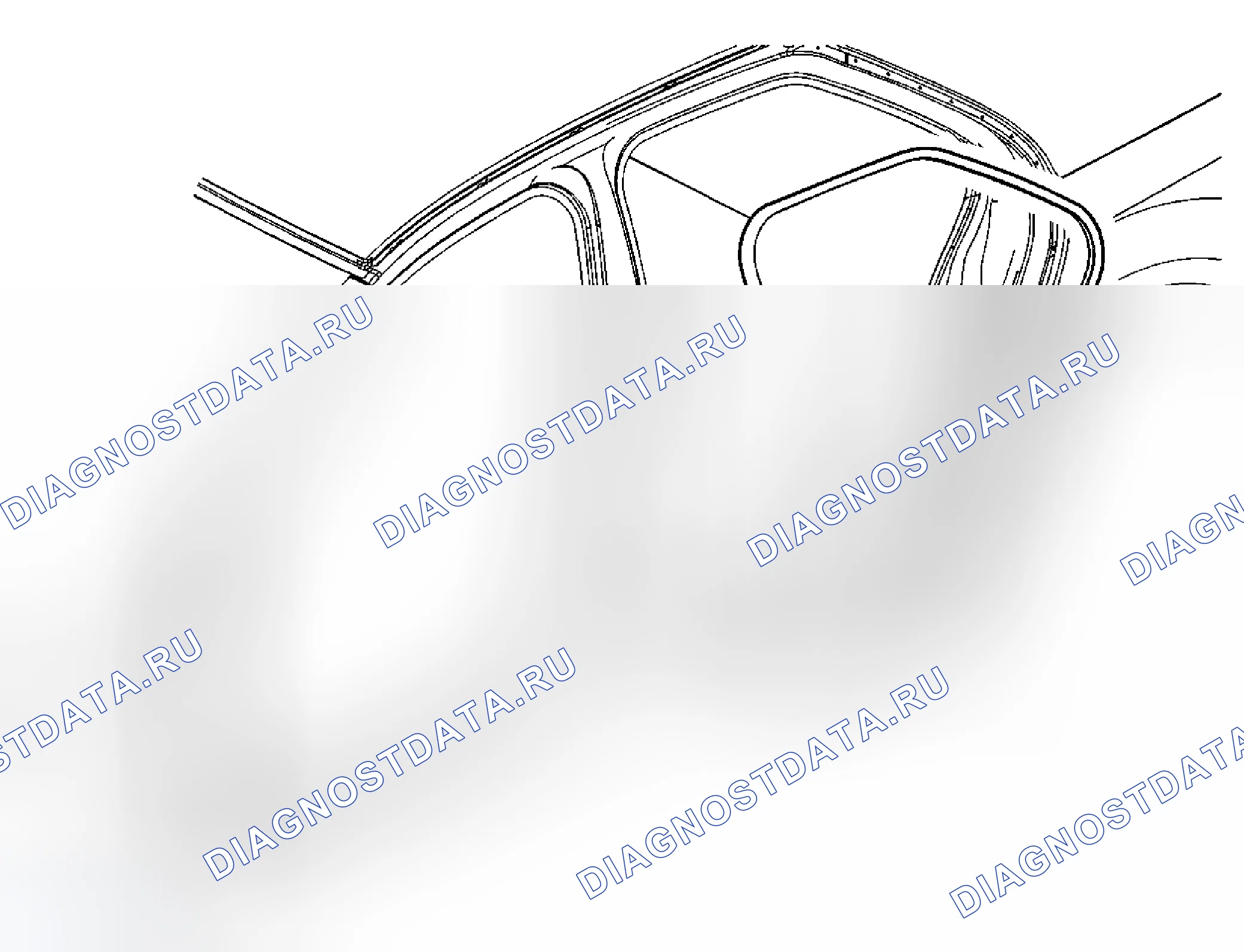 Рис. 26: Замена Weatherstrip для открытия задней двери. Cadillac STS I рестайлинг