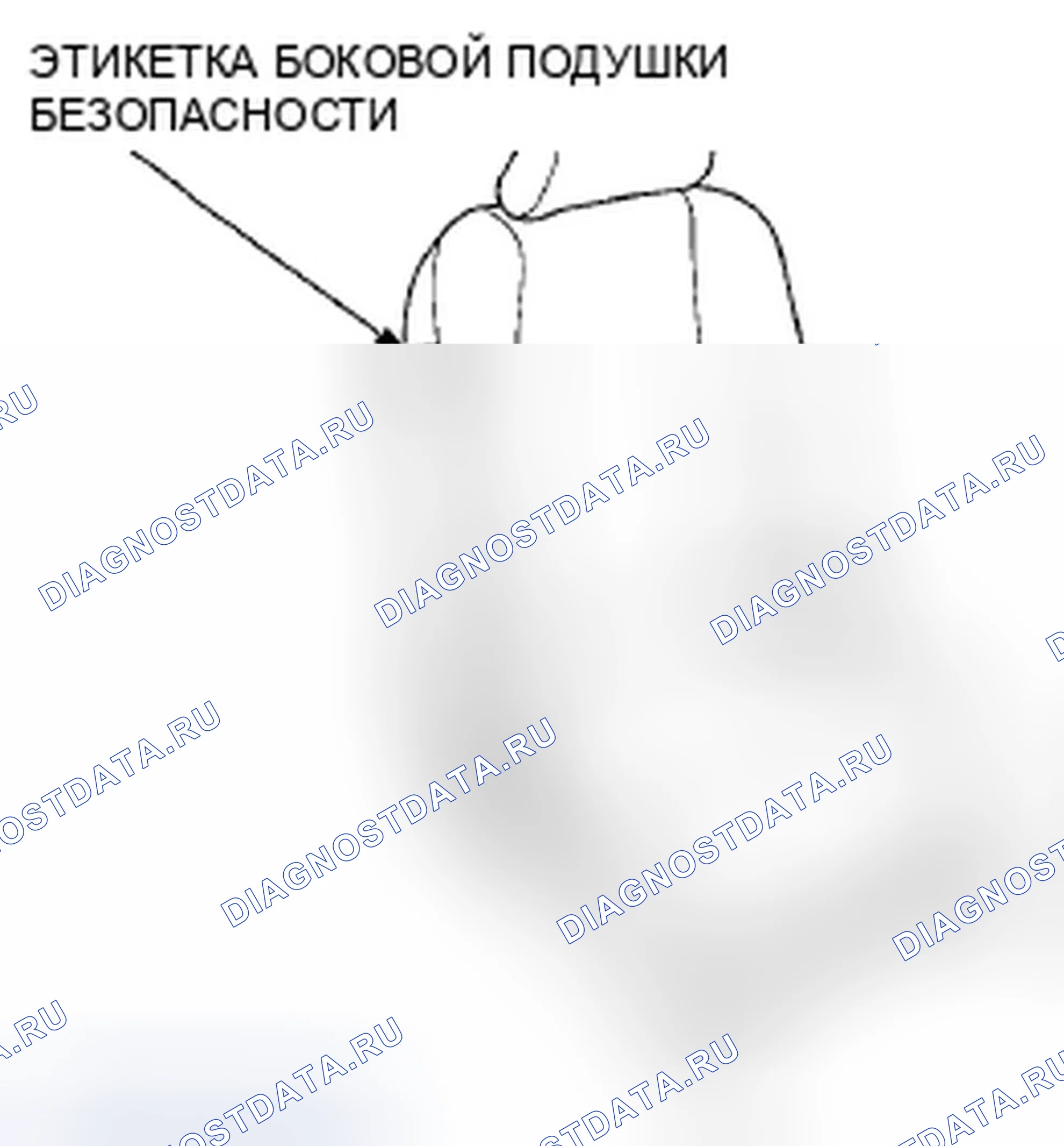 Рис. 203: Сиденья с боковыми подушками безопасности. Honda Fit GE