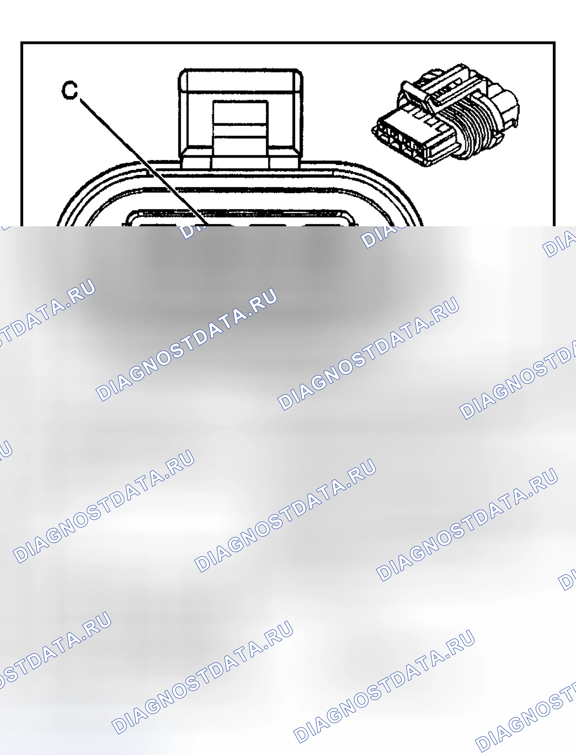 Рис. 145: Miniwedge (переключатель дверного косяка) - РФ. Chevrolet TrailBlazer I