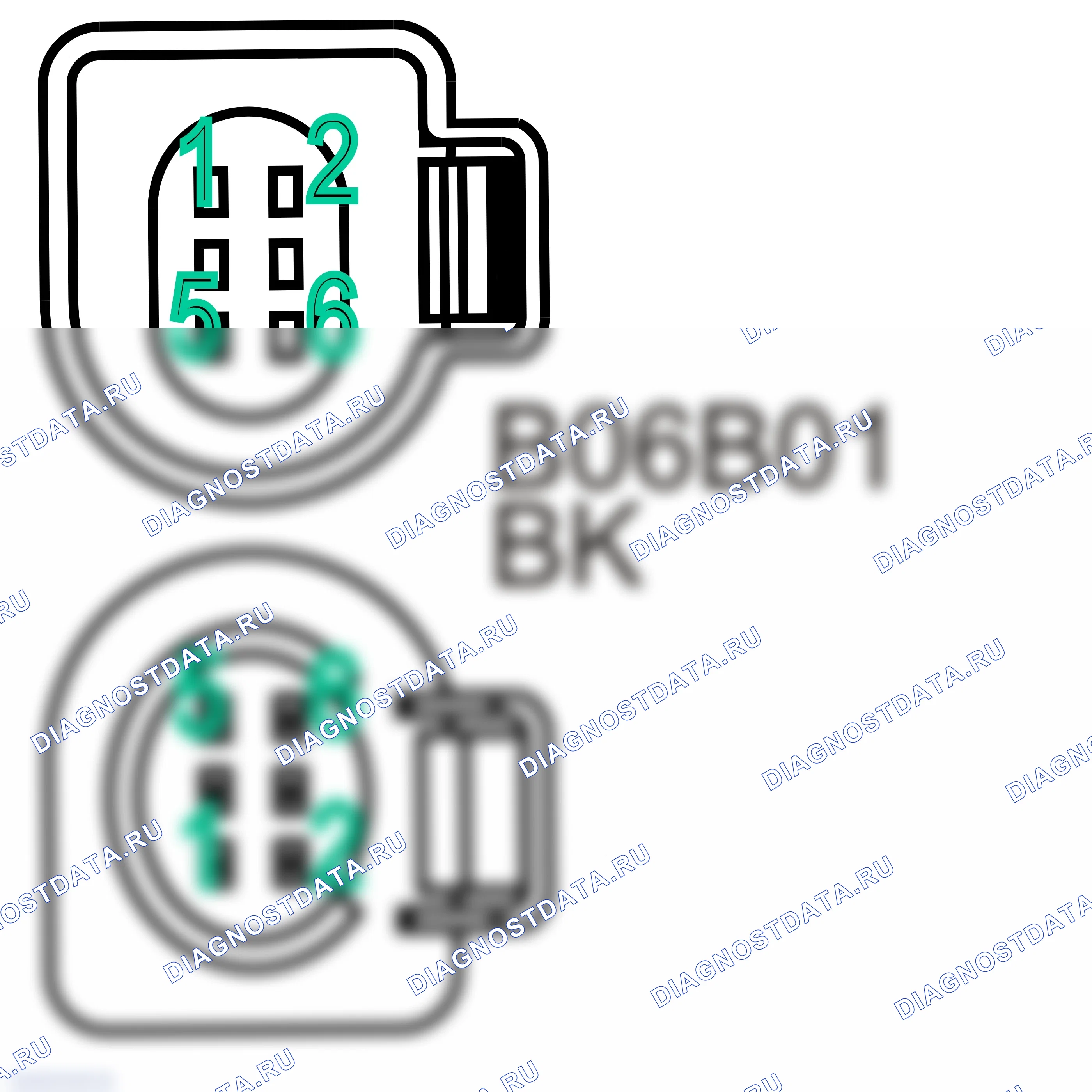 Распиновка разъёма 999 650 625 40 — внешний вид и расположение контактов. Porsche Macan I