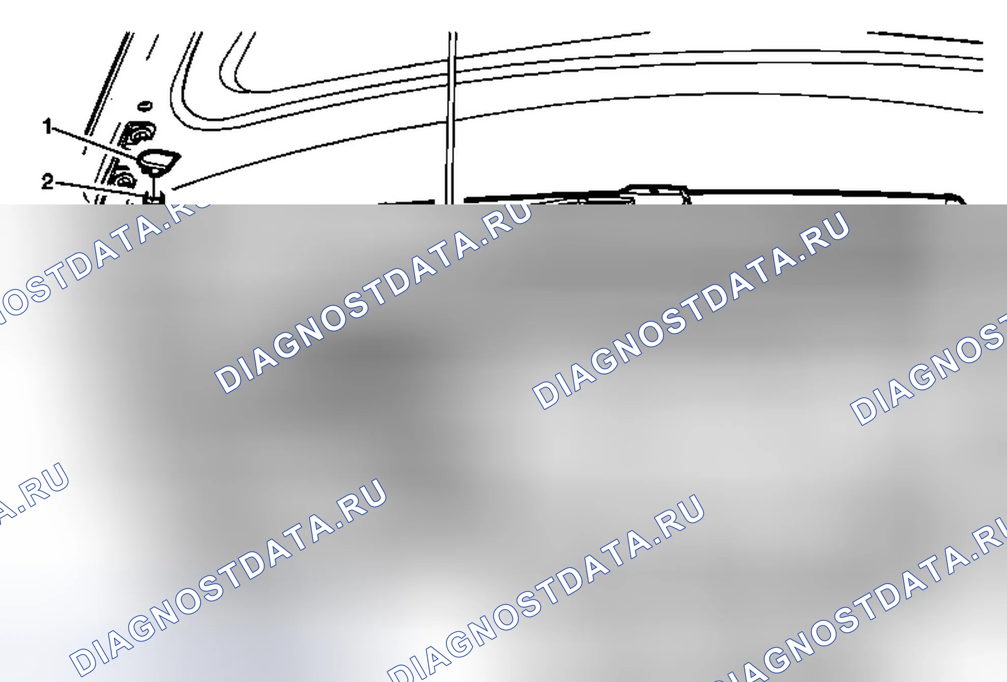 Рис. 16: Замена рычага стеклоочистителя (для пассажиров). Cadillac ELR I