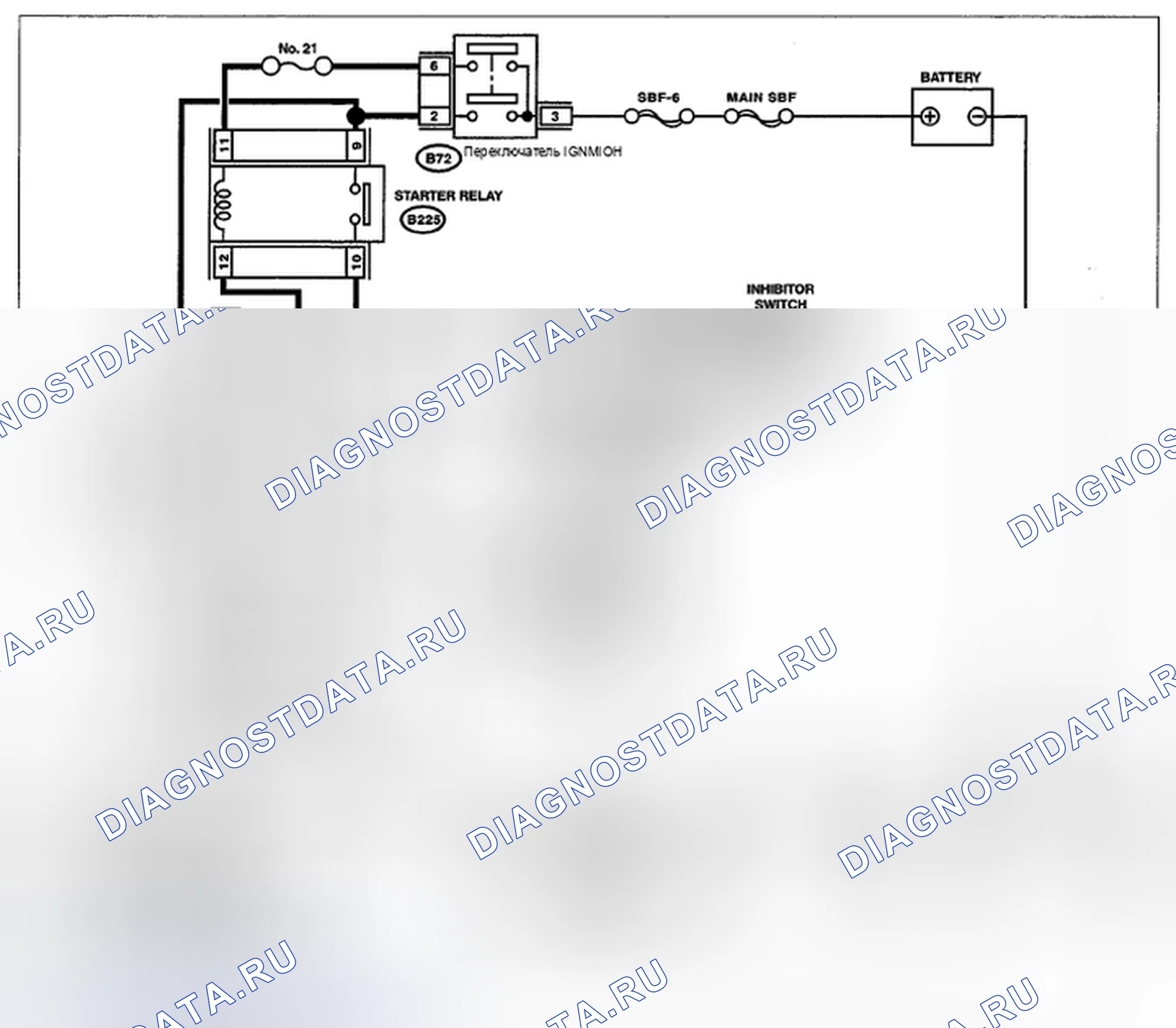 Рис. 181: электросхема. Subaru Impreza GH