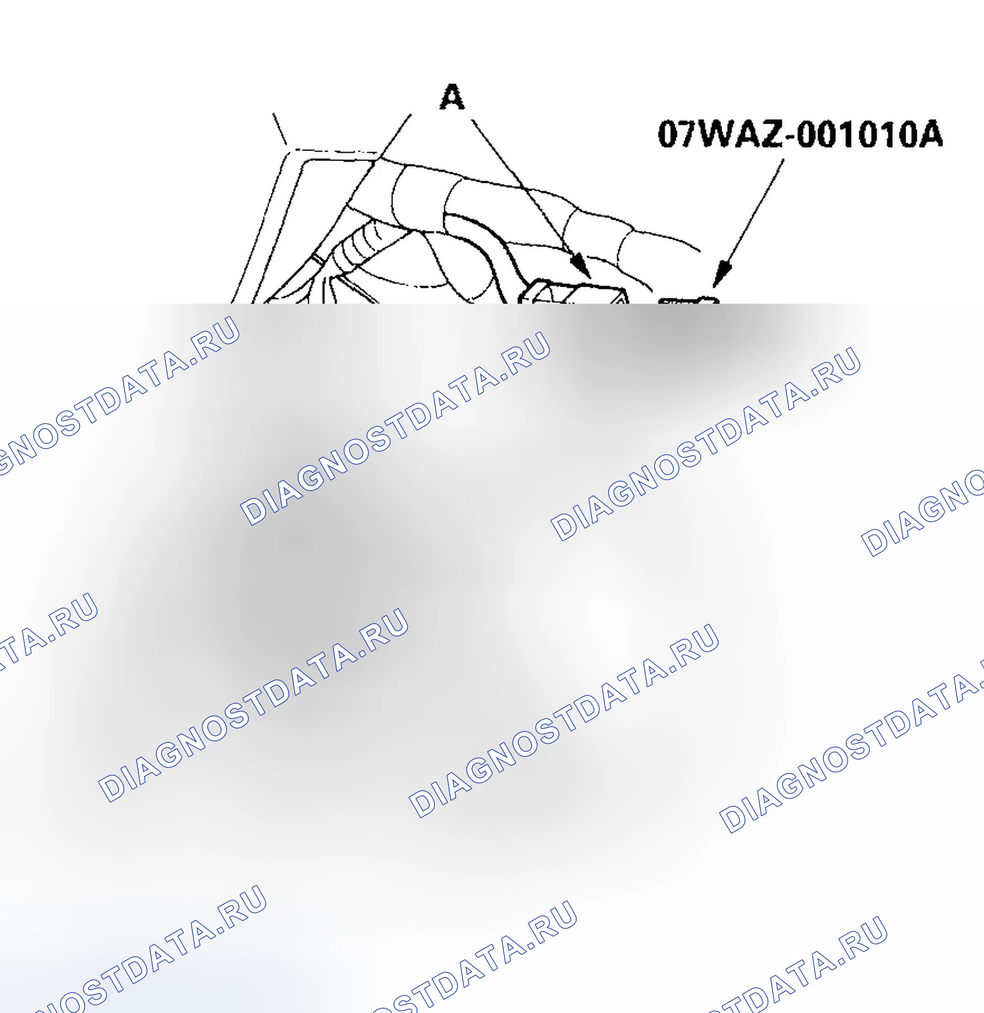 Рис. 3: Вход в режим 1. Honda Odyssey II