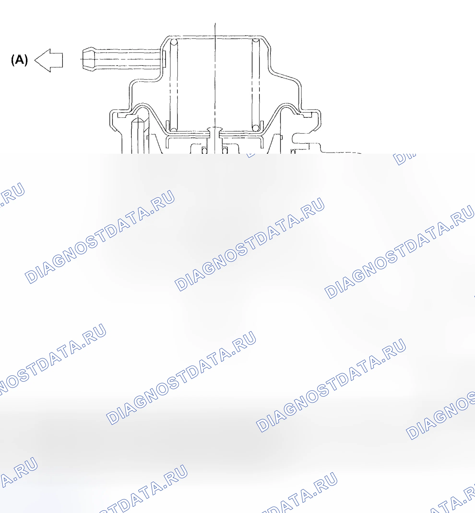 Рис. 12: КЛАПАН ПЕРЕПУСКА ВОЗДУХА. Subaru Impreza WRX GD/GG рестайлинг