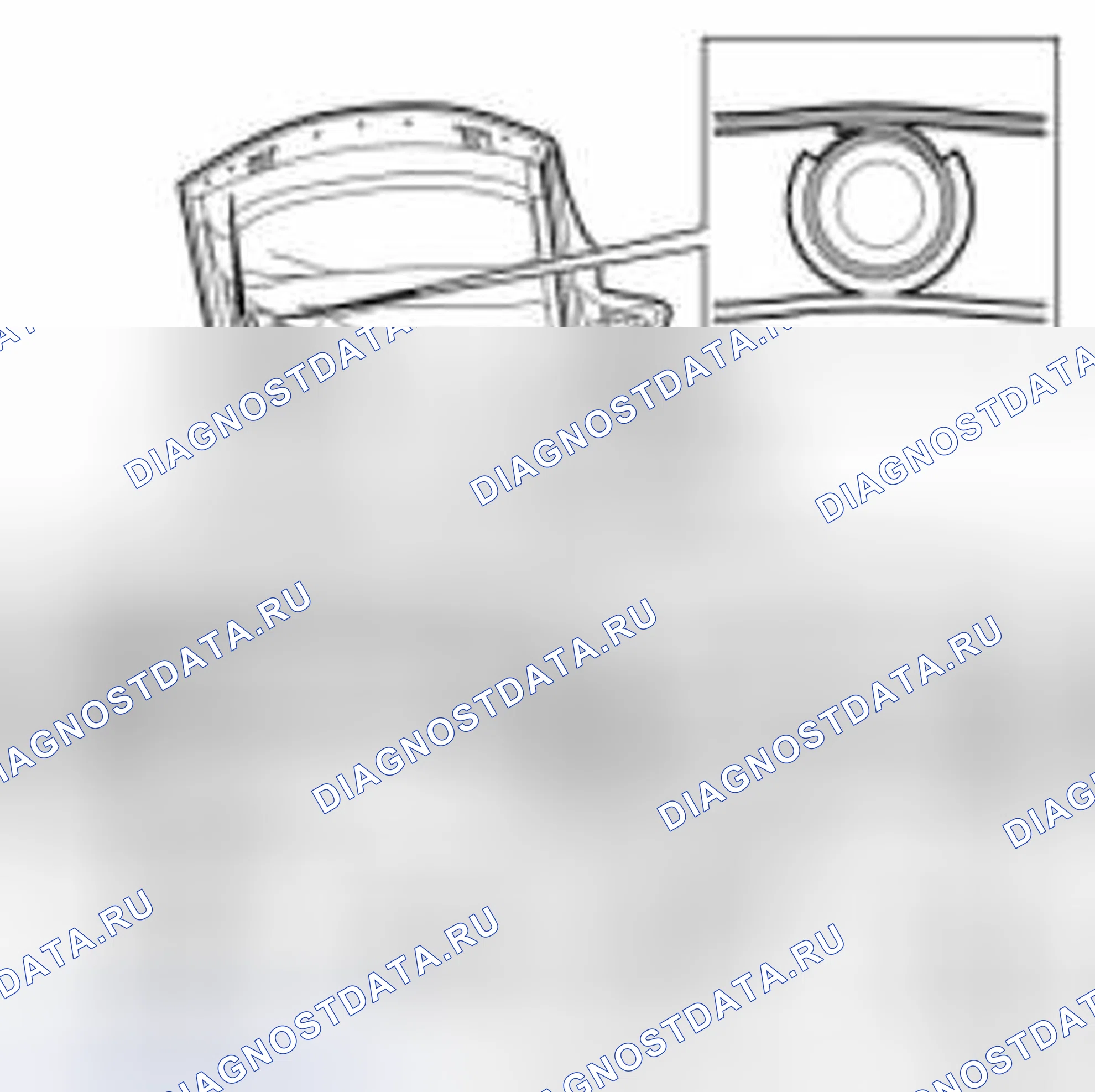 Рис. 469: Расположение головных частей. Kia Optima II