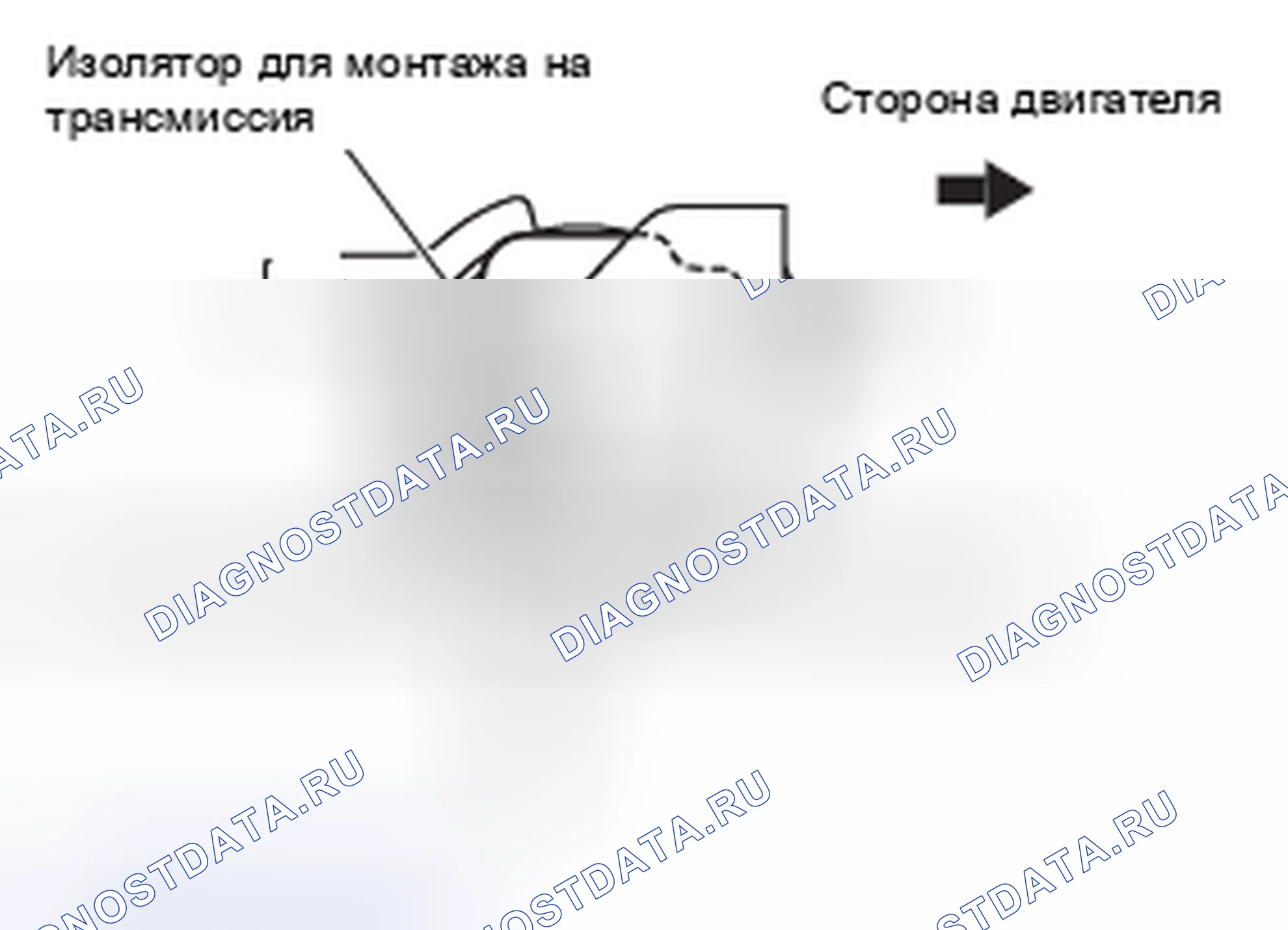 Рис. 28: > > B < < МОНТАЖ ИЗОЛЯТОРА ТРАНСАКСЕЛЬНОГО МОНТАЖА. Mazda MX-5 NB