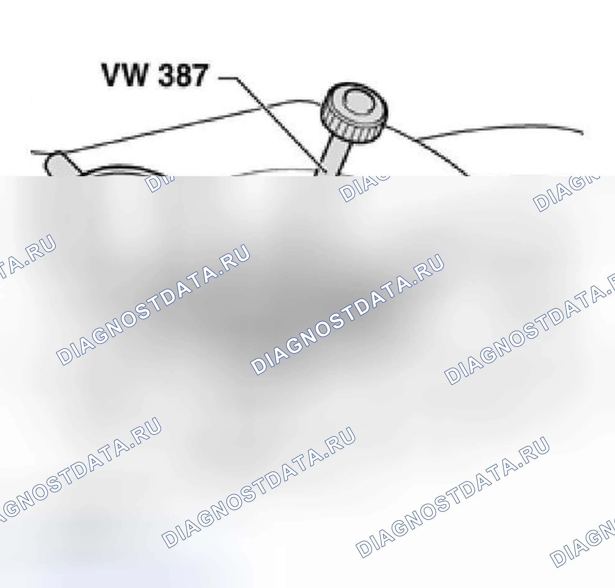 Рис. 13: Проверка направляющих клапана. Volkswagen Jetta III