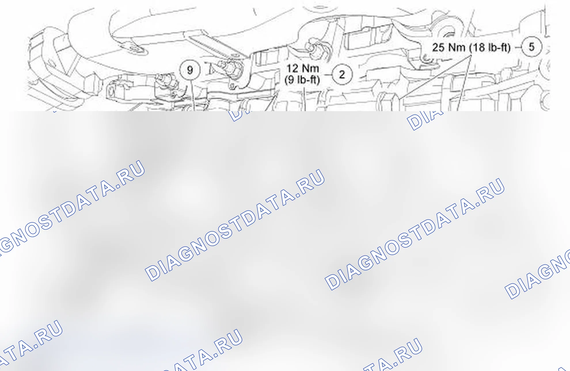 Рис. 26: Стартер - 4.6L (3V). Ford Explorer Sport Trac II