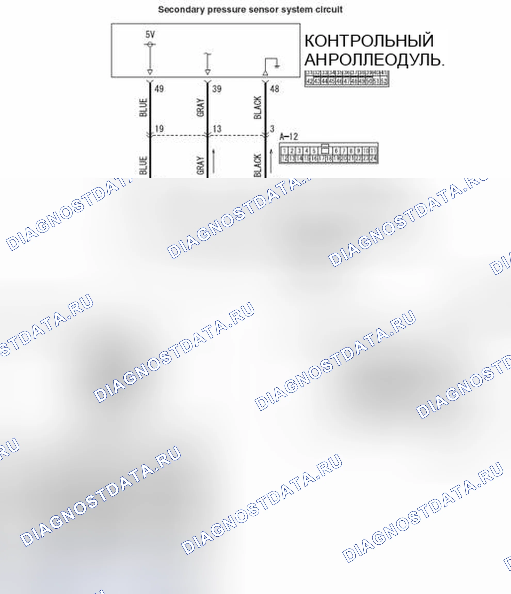 Рис. 13: расшифровка кода ошибки P0840: неисправность вторичного датчика давления. Honda e:NP1 I