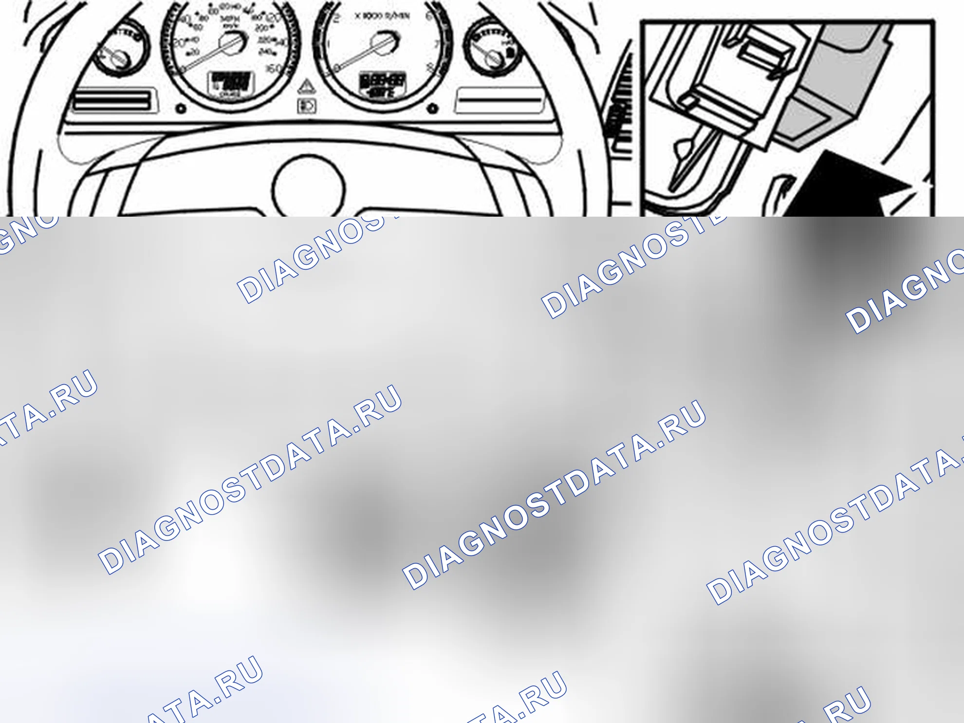 Рис. 74: ДЕМОНТАЖ. Volvo XC90 I