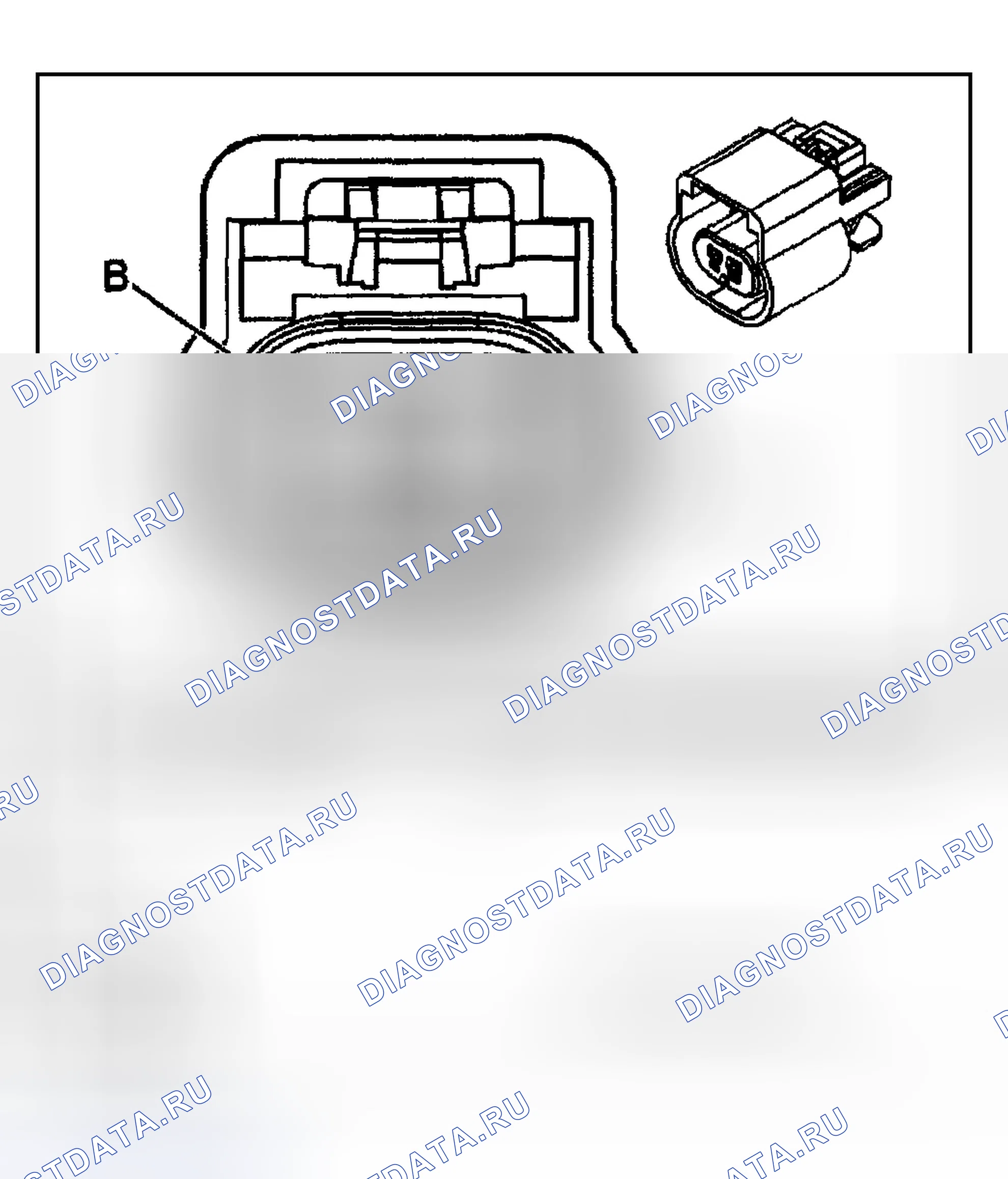 Рис. 9: Датчик пневматической подвески - Lr. Chevrolet TrailBlazer I