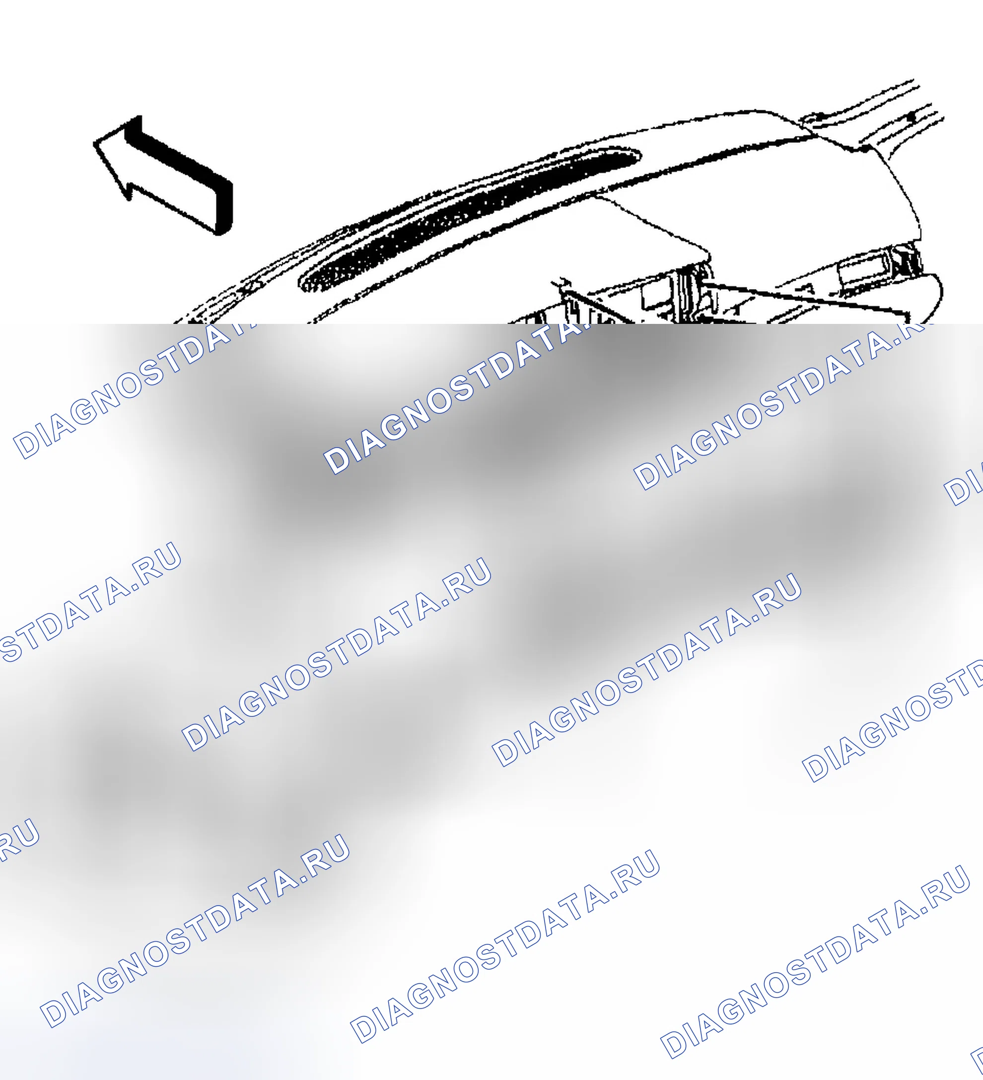 Рис. 57: Порядок демонтажа. Buick LeSabre VIII