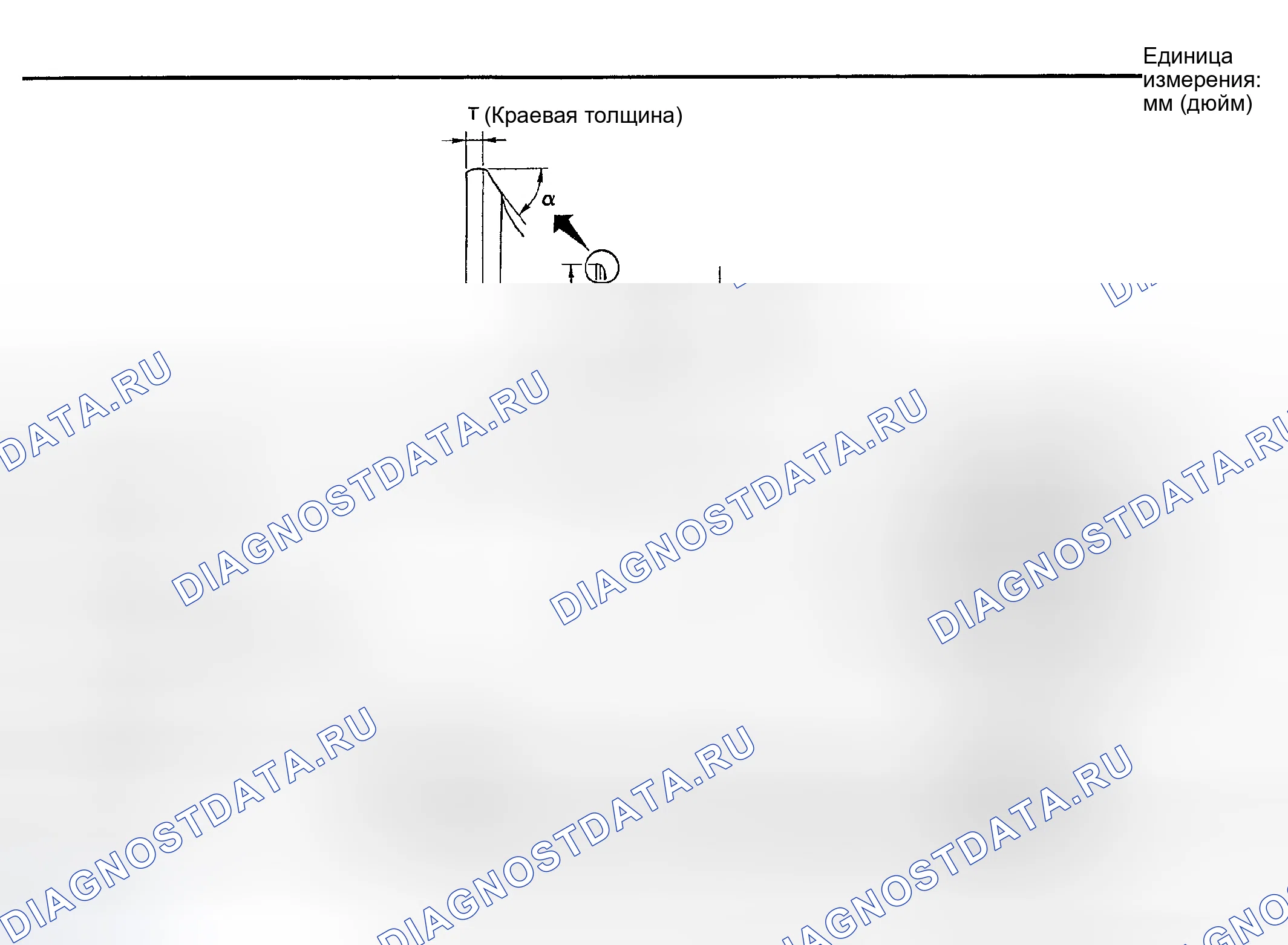 Рис. 11: Размеры клапана. Nissan 350Z I
