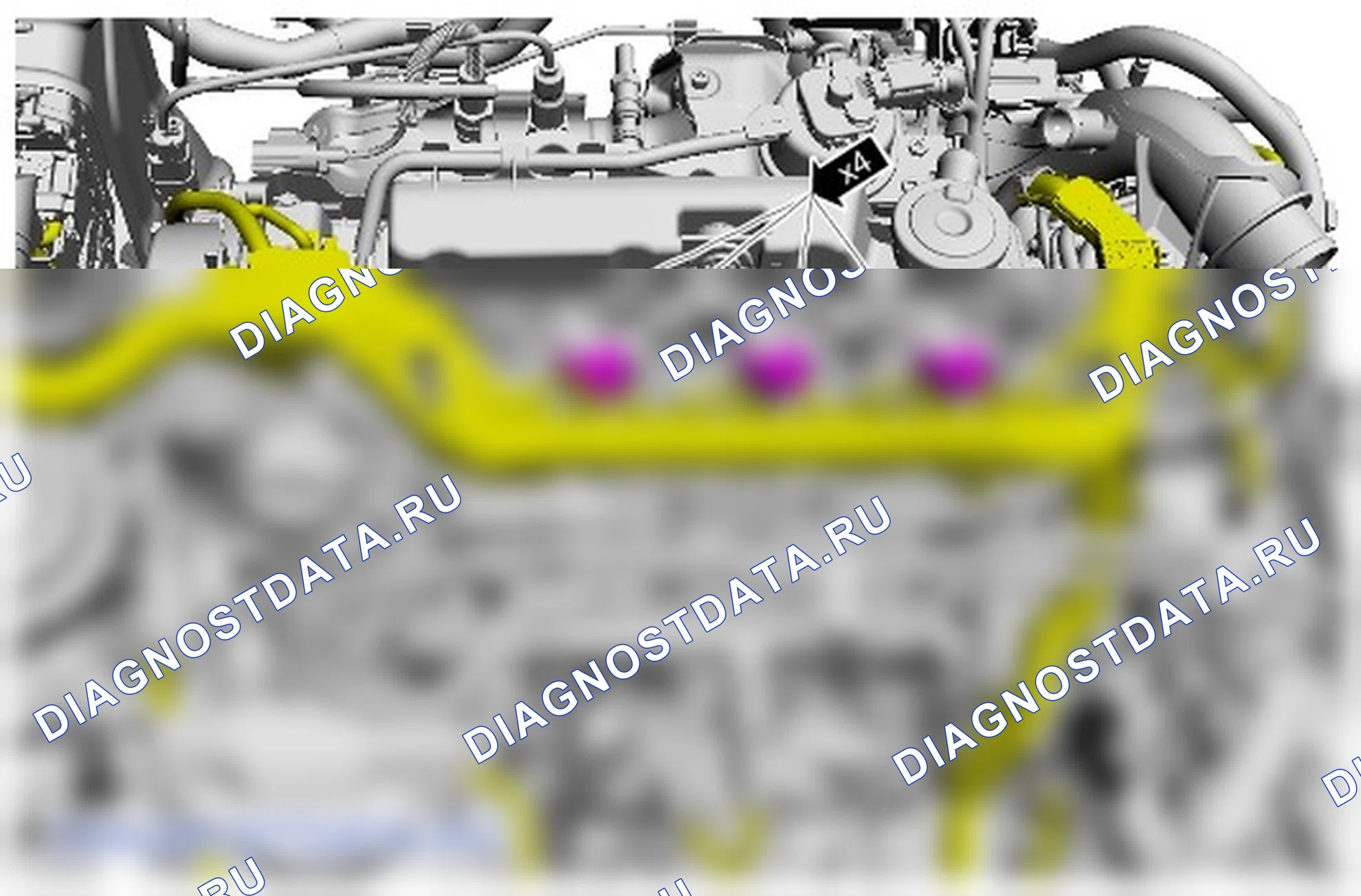 Как снять и установить топливоподводящий трубопровод топливной рампы. Ford Galaxy III