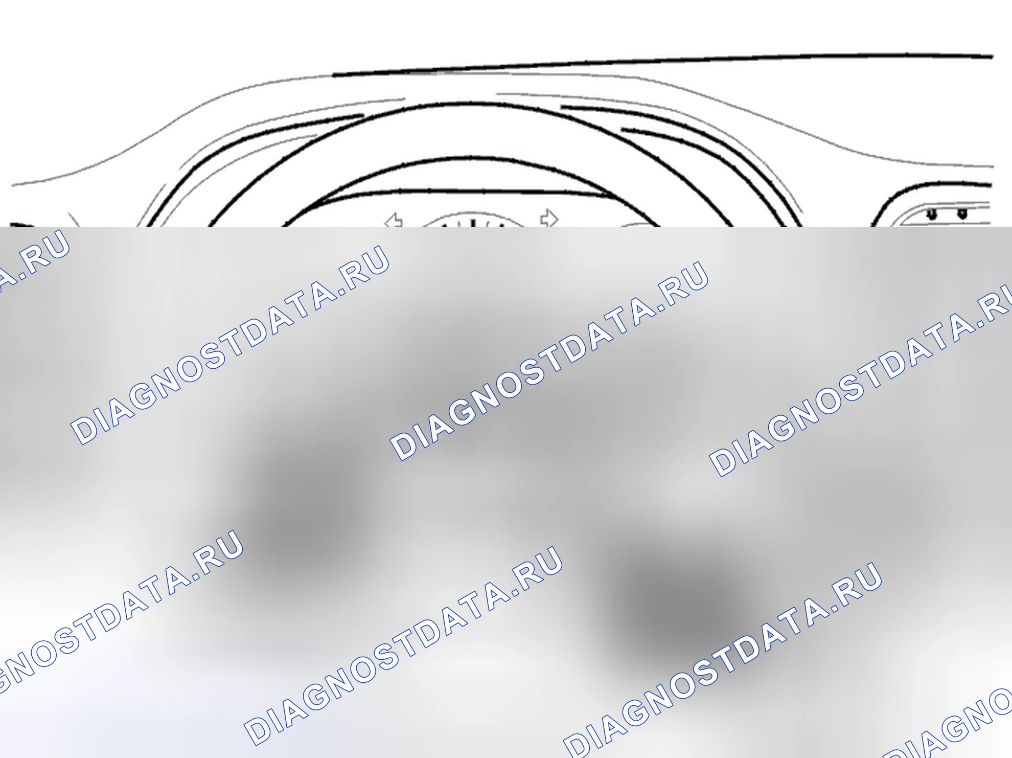 Рис. 145: Установка модуля рулевого колеса. Volvo S40 I рестайлинг