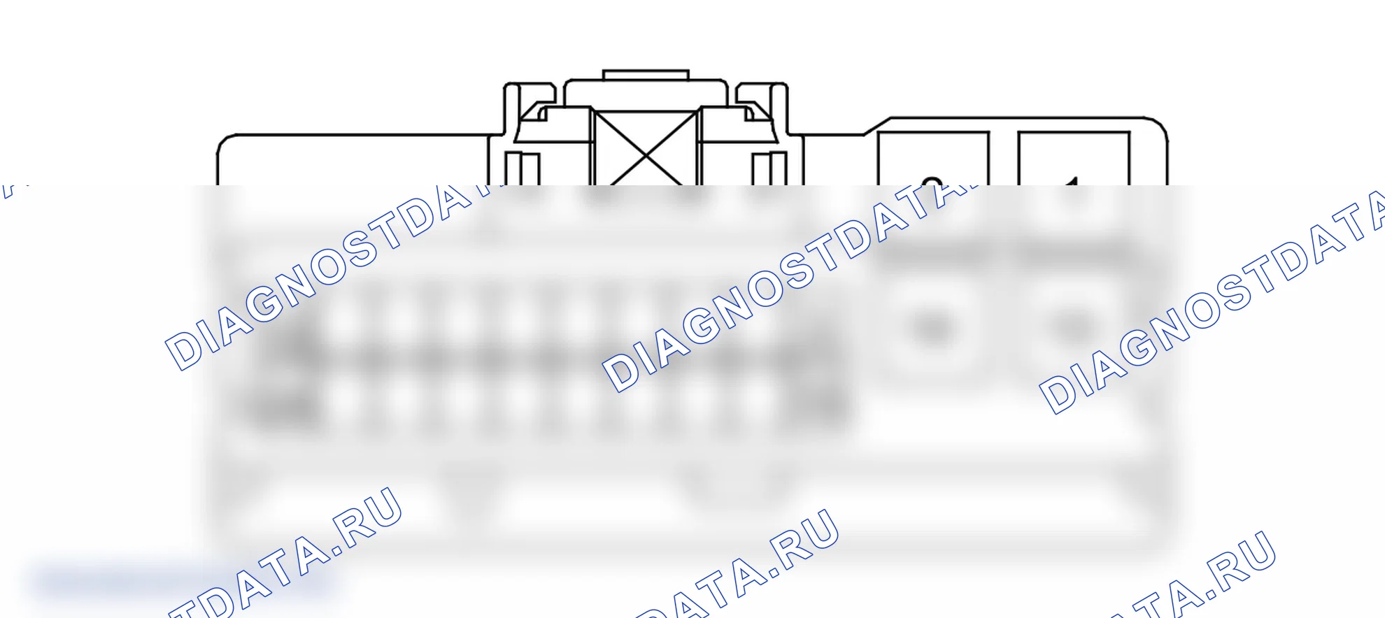 Распиновка разъёма E26-X01 — внешний вид и назначение контактов. Tank 300 II