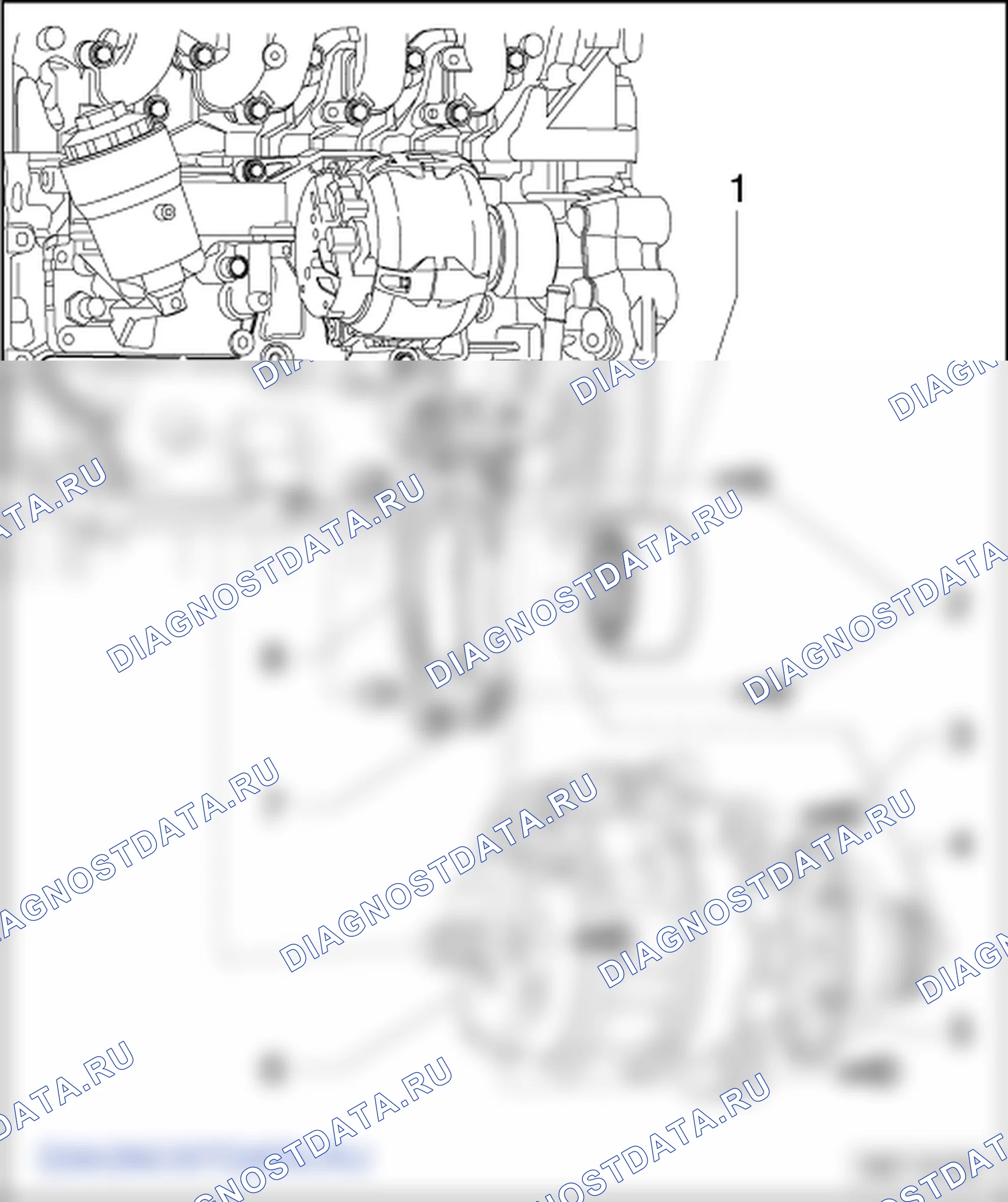 Кронштейн компрессора климатической установки. Volkswagen Transporter T5