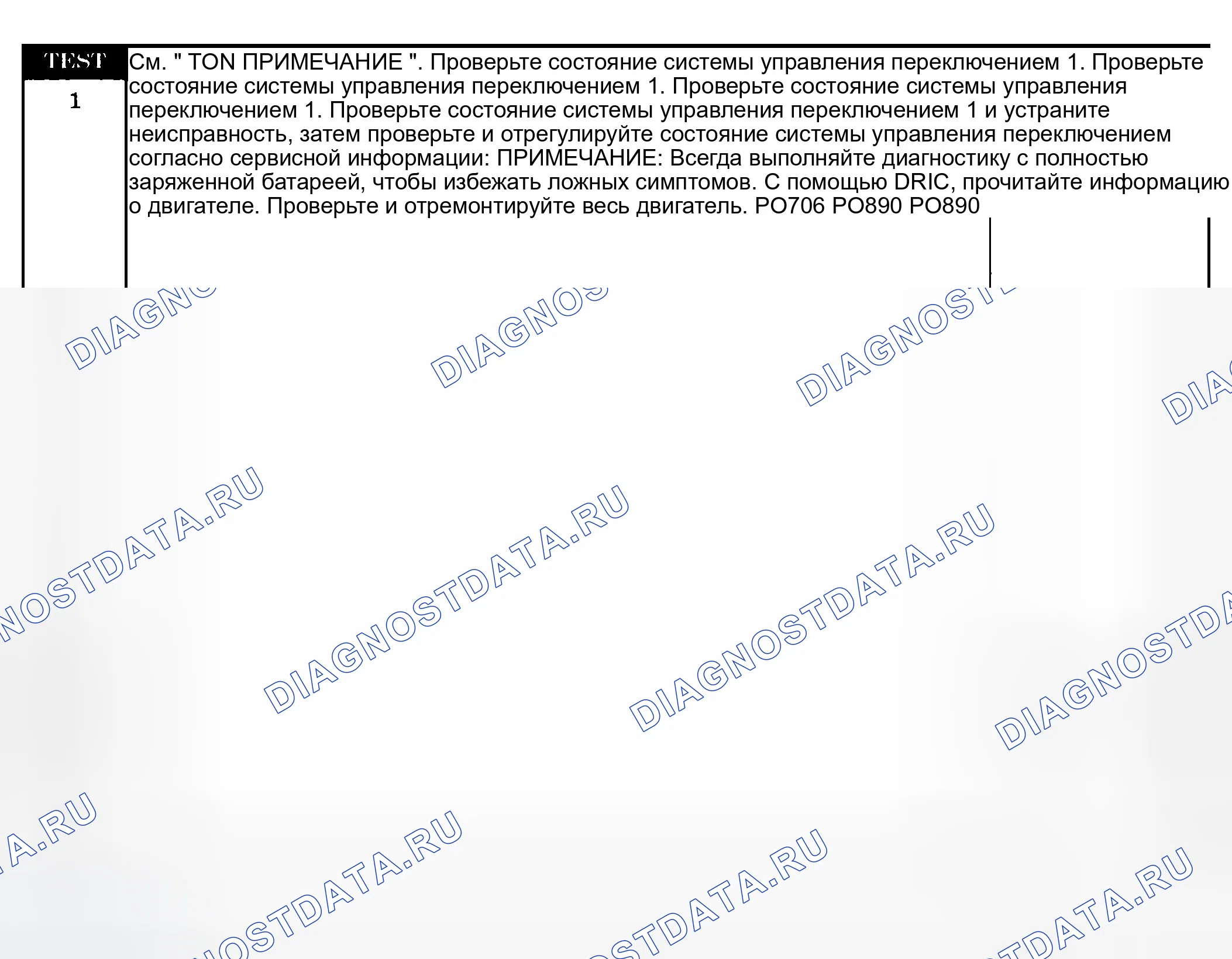 Рис. 555: Диагностические процедуры. Dodge Grand Caravan IV