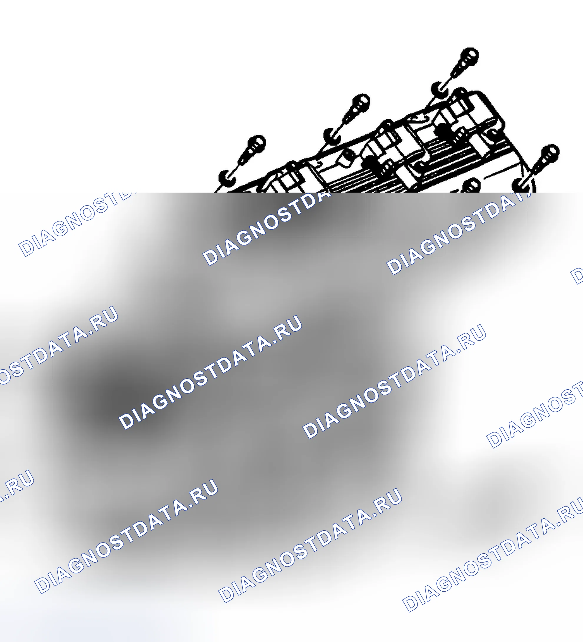 Рис. 1387: Установка крышки коромысла клапана - слева. Chevrolet Silverado 2500 