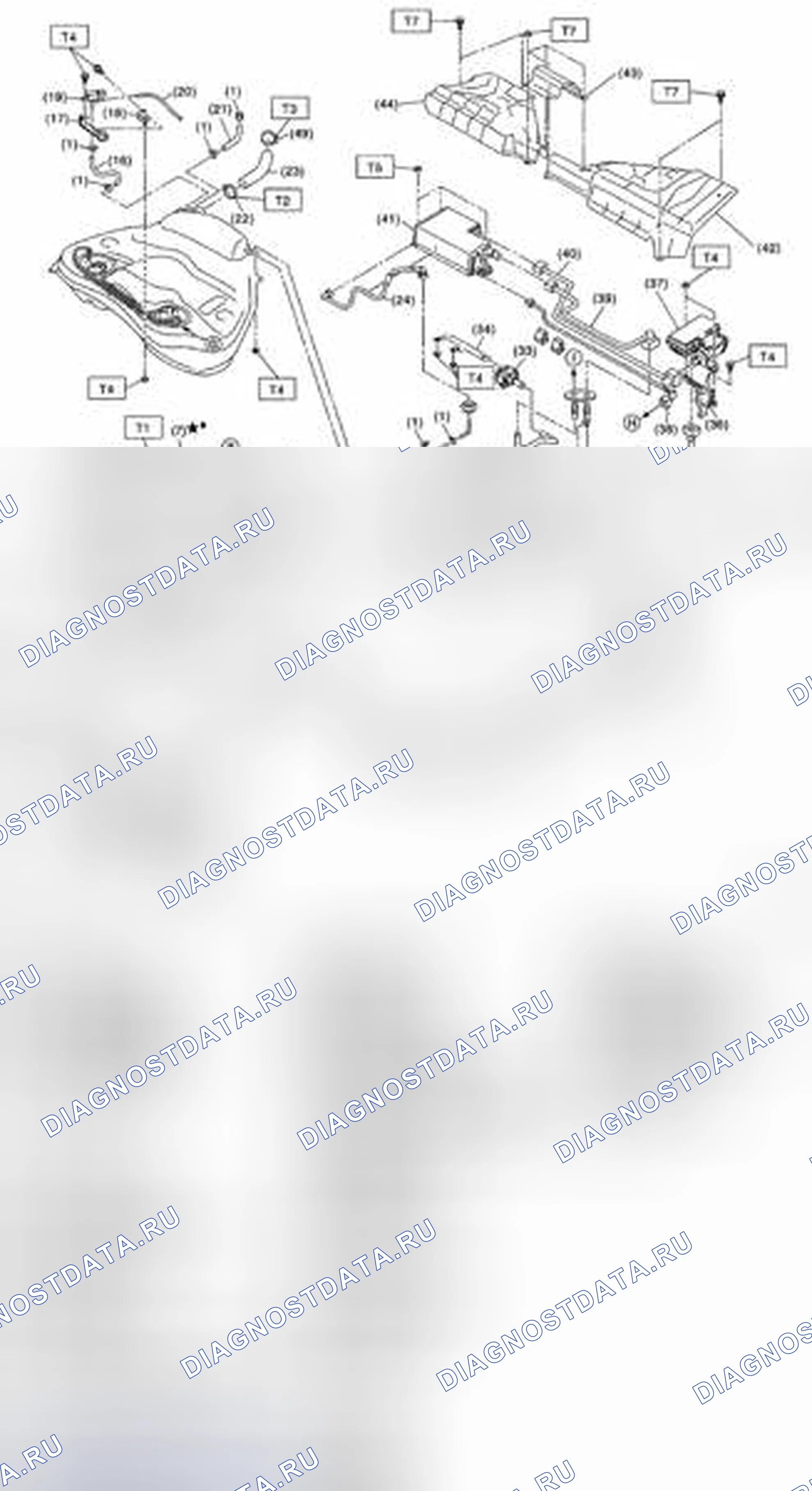 Рис. 190: ТОПЛИВОПРОВОД. Subaru Impreza WRX GE рестайлинг
