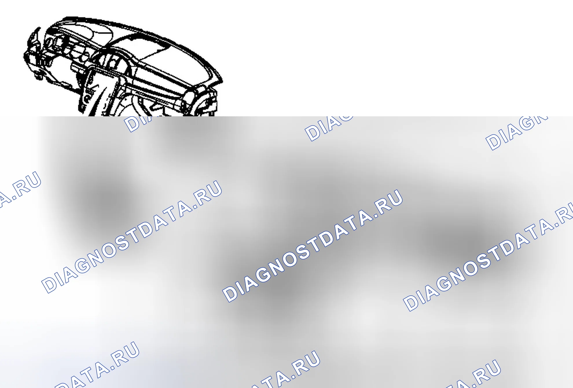 Рис. 26: Замена переключателя предупреждения об опасности (OUTLOOK). Chevrolet Traverse I
