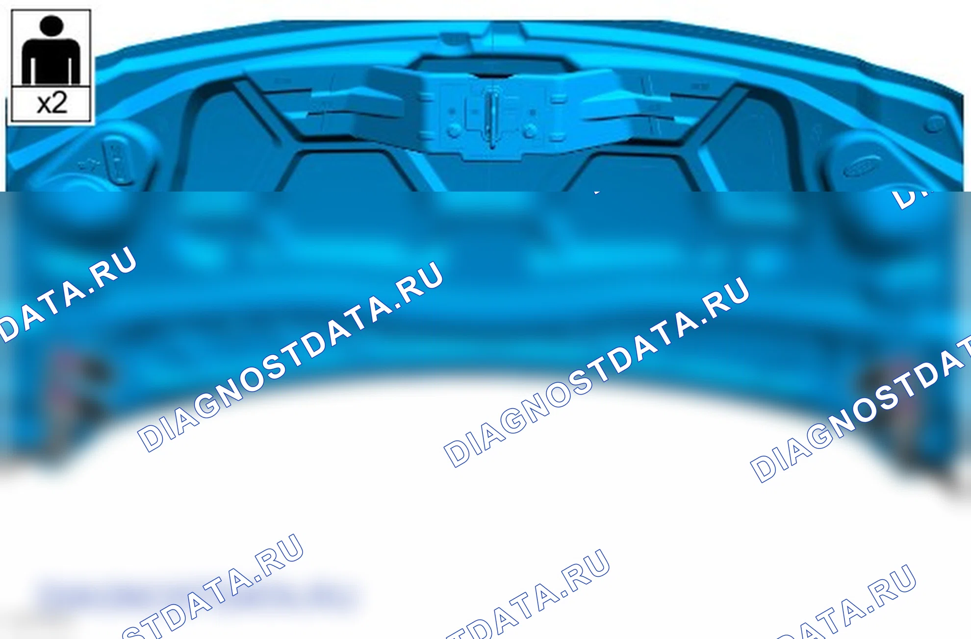 Как снять и установить капот. Ford Transit Connect II