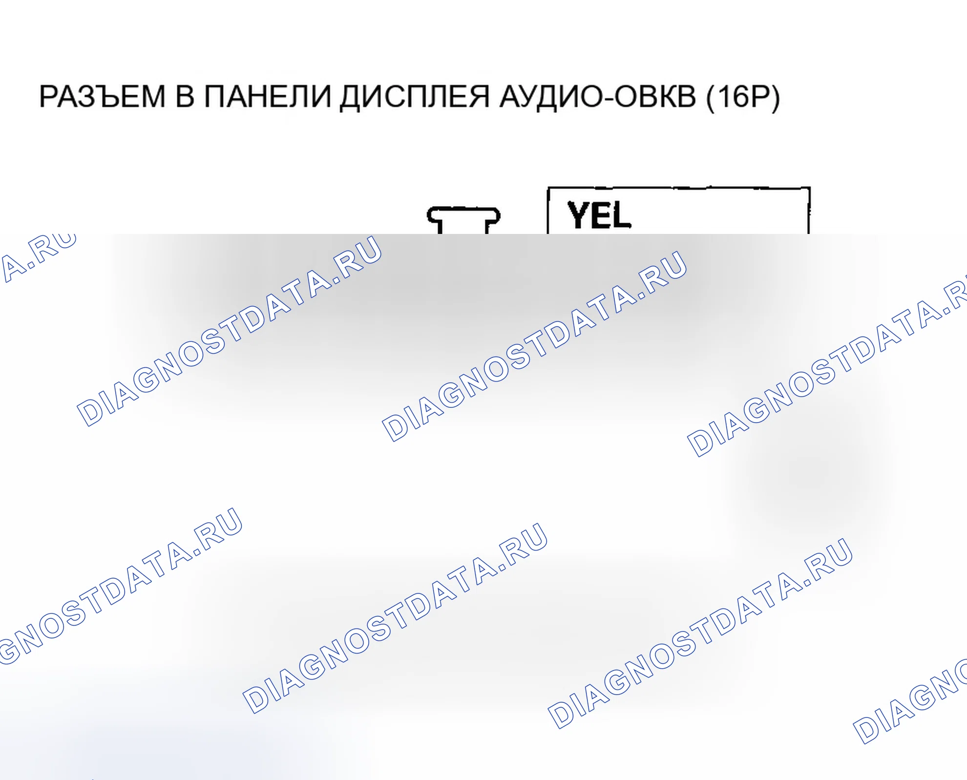 Рис. 274: Поиск и устранение неисправностей в цепи питания и массы дисплейной панели аудио-ОВКВ. Honda Accord VII рестайлинг