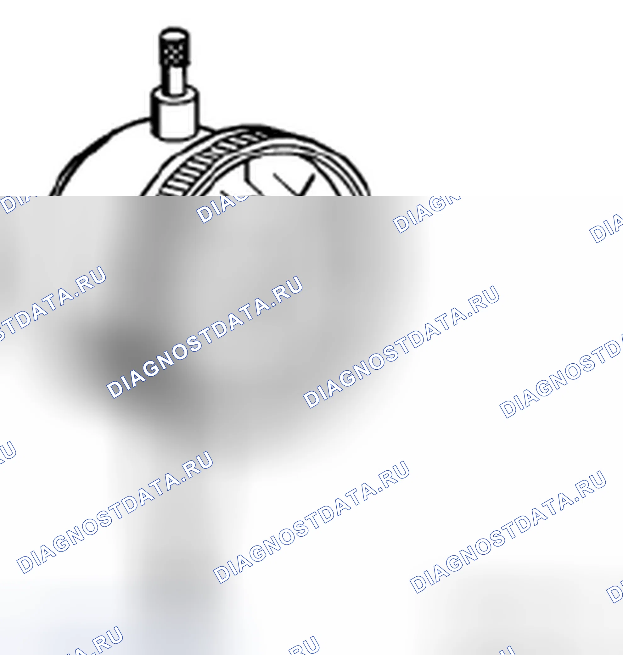 Рис. 91: 00 2 510 Циферблат с щупом. BMW X5 E70