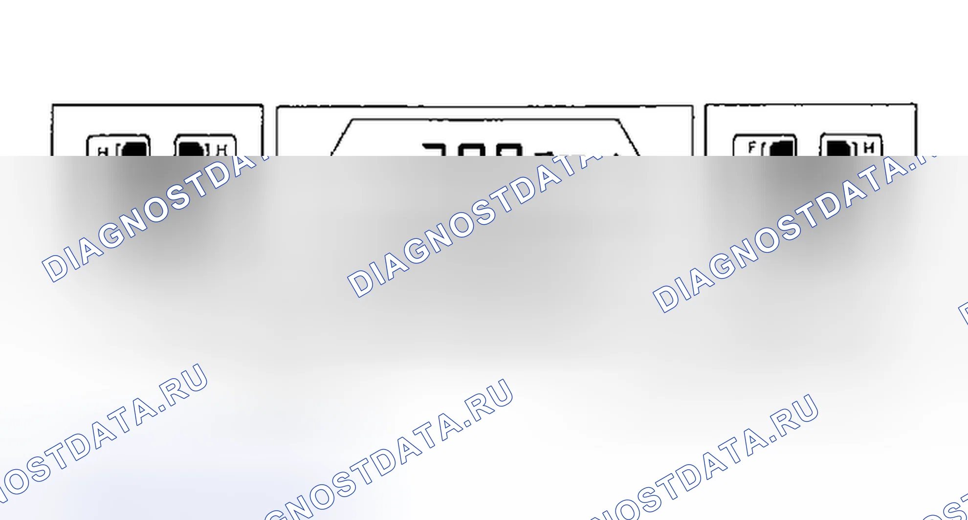 Рис. 1: ОПИСАНИЕ приборов и панели приборов. Oldsmobile Toronado Trofeo I