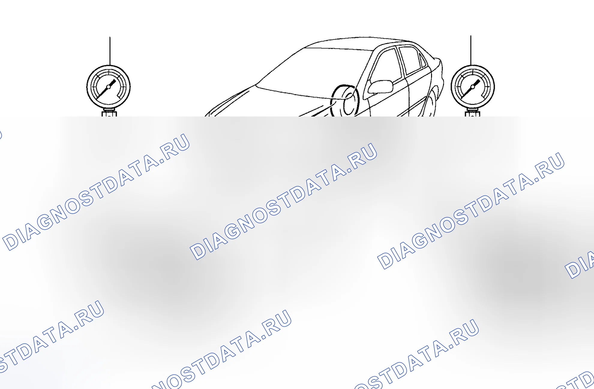 Рис. 113: ОСМОТР ТРАНСПОРТНОГО СРЕДСТВА. Toyota Corolla IX рестайлинг
