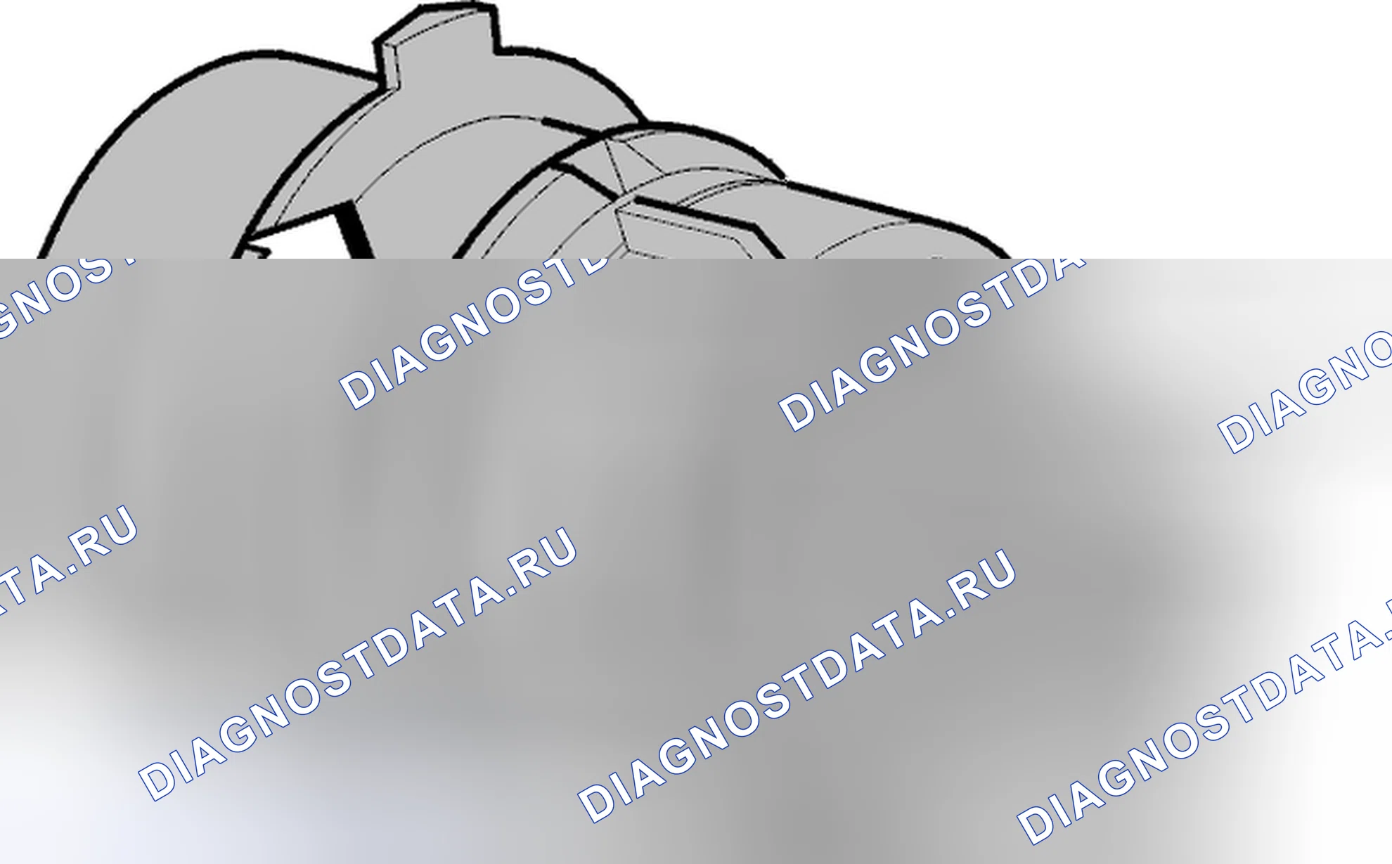 Рис. 1360: Открытый корпус розетки. Volvo S80 I