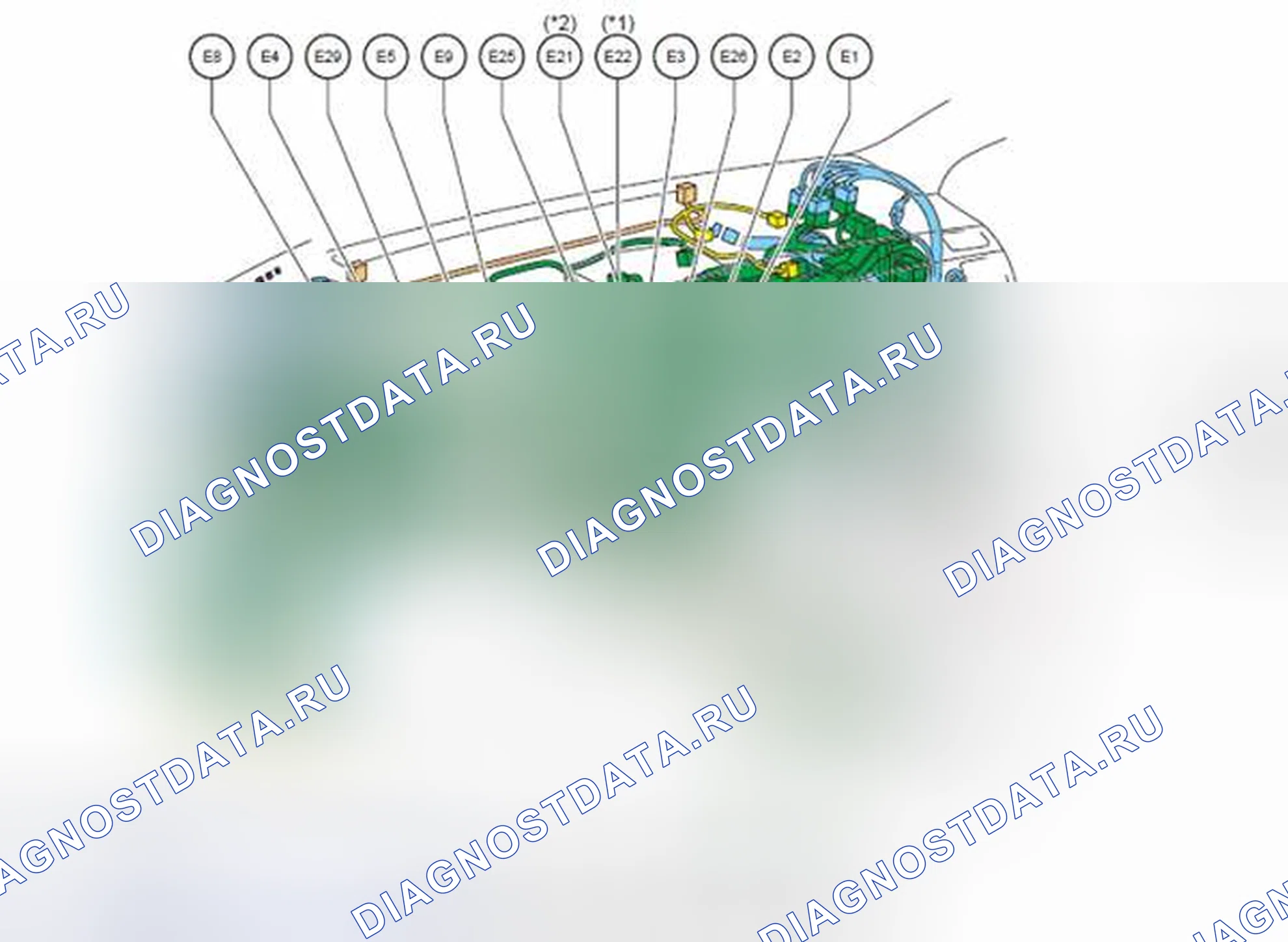 Рис. 208: Расположение компонентов на приборной панели. Toyota Corolla X