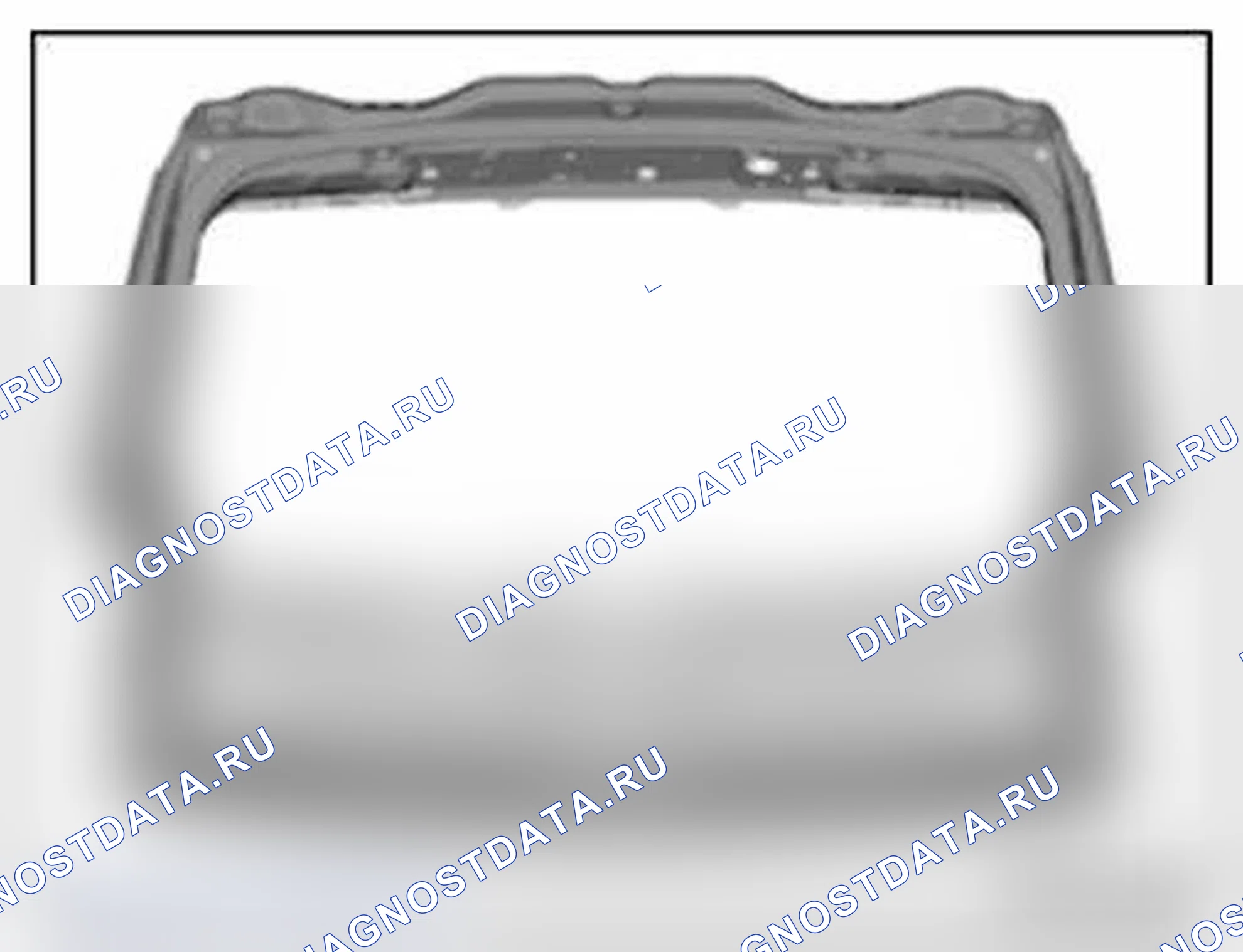 Рис. 39: Дверь багажника. BMW X5 M E70