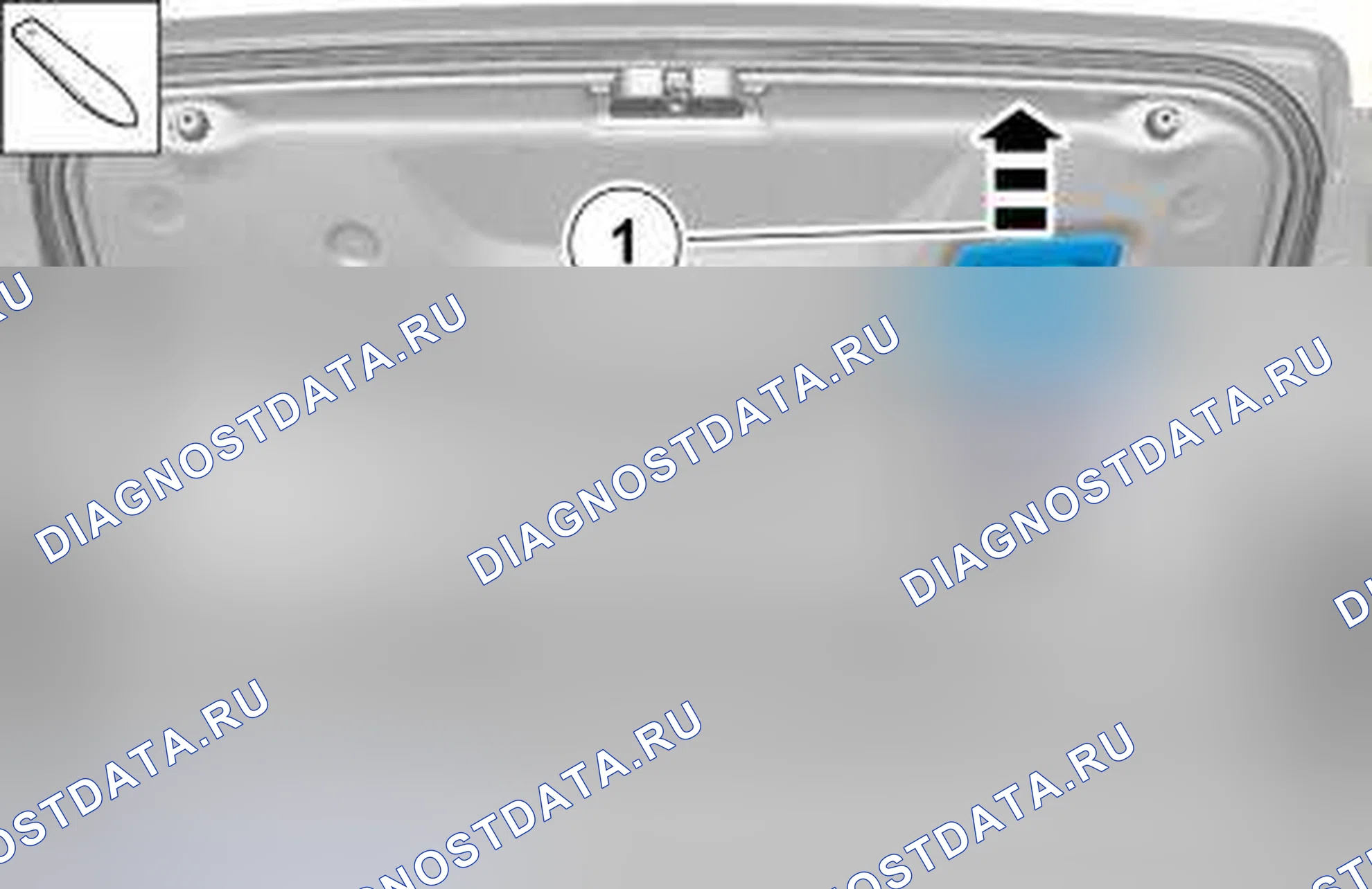 Рис. 211: ПАНЕЛЬ, КРЫШКА БАГАЖНОГО ОТДЕЛЕНИЯ. Volvo S80 II рестайлинг