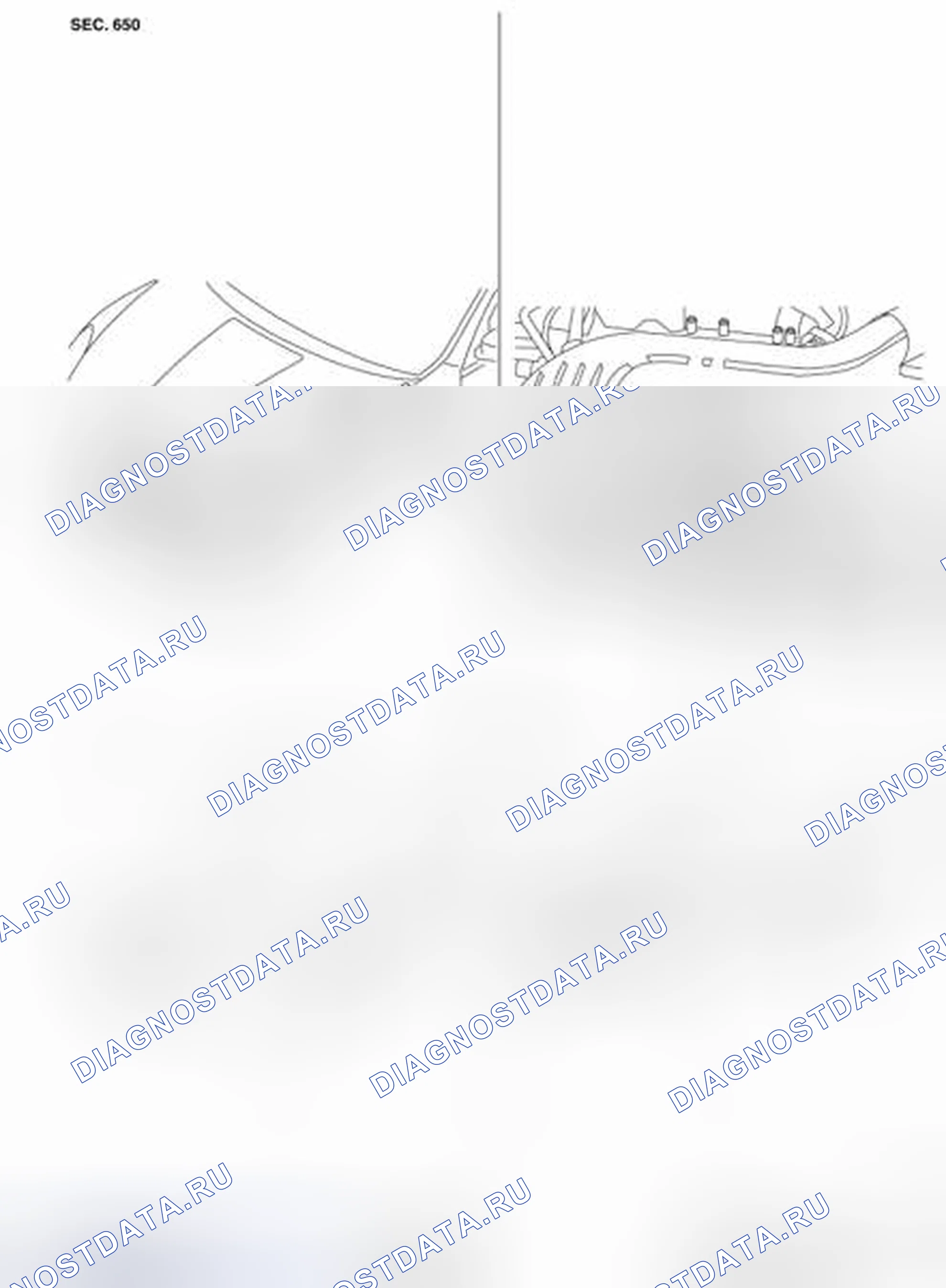 Рис. 1266: СБОРКА КАПОТА: Регулировка. Nissan Altima L32 рестайлинг
