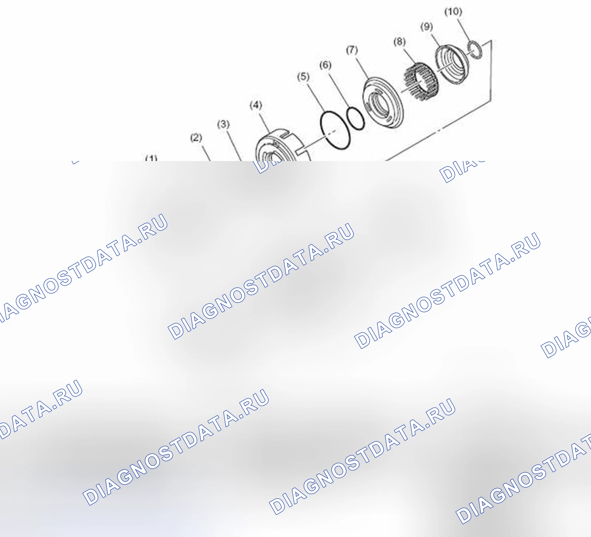 Рис. 13: Сцепление высокого уровня. Subaru Forester SJ