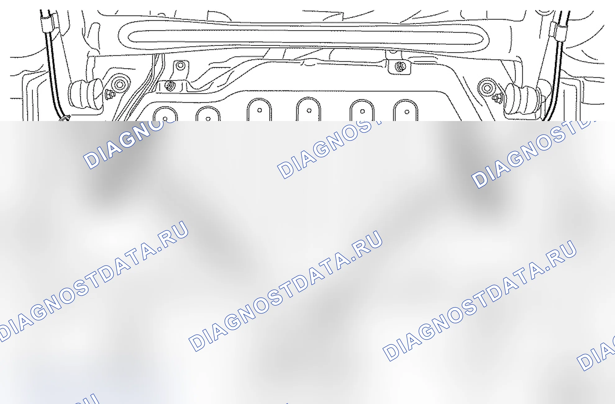 Демонтаж и монтаж среднего троса стояночного тормоза моделей F 06, F 25. Opel Combo C
