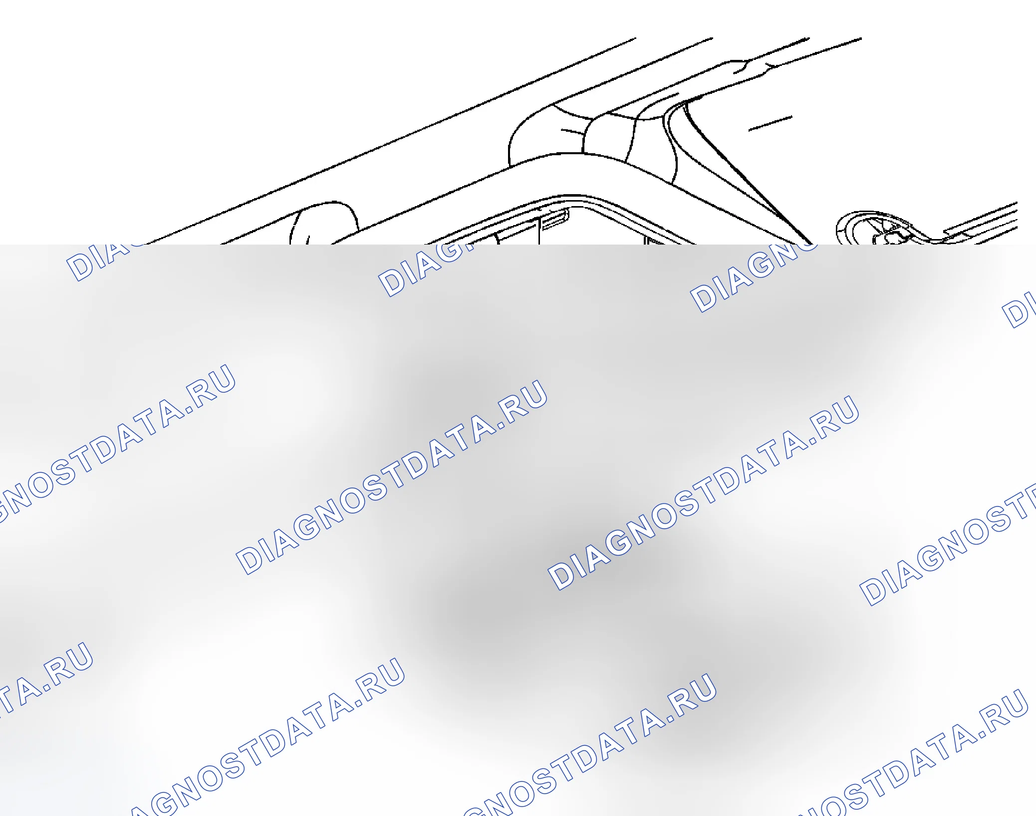 Рис. 50: Замена консоли крыши. Cadillac DTS I