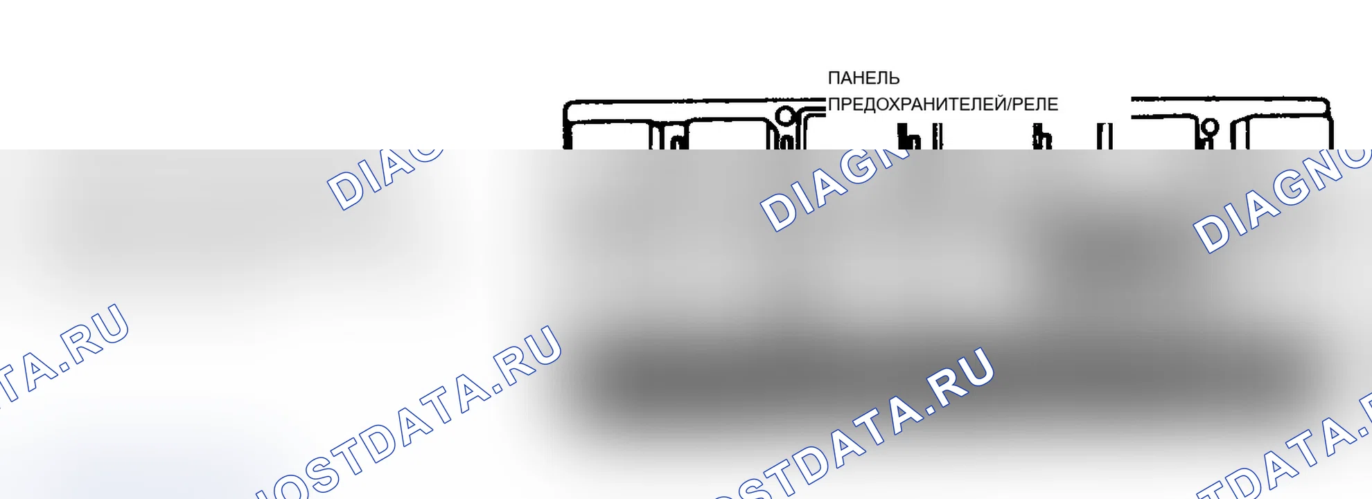 Рис. 1: Расположение компонентов (1 из 3). Audi 100 C3 рестайлинг