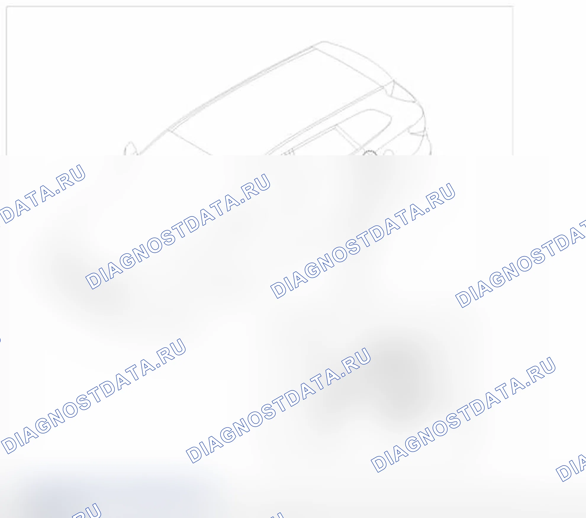 Рис. 120: Расположение компонентов. Hyundai Santa Fe III