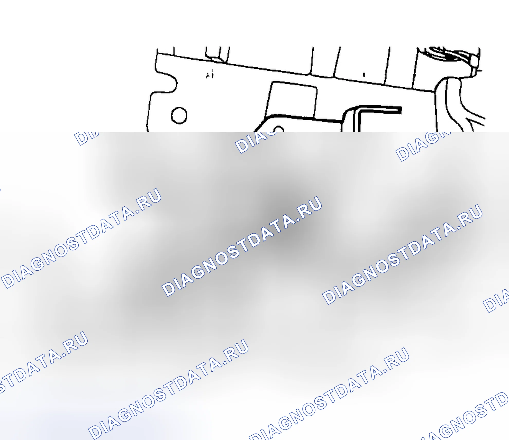 Рис. 430: > > C < < УСТАНОВКА НАТЯЖНОГО УСТРОЙСТВА РЕМНЯ ГРМ. Mazda MX-30 I