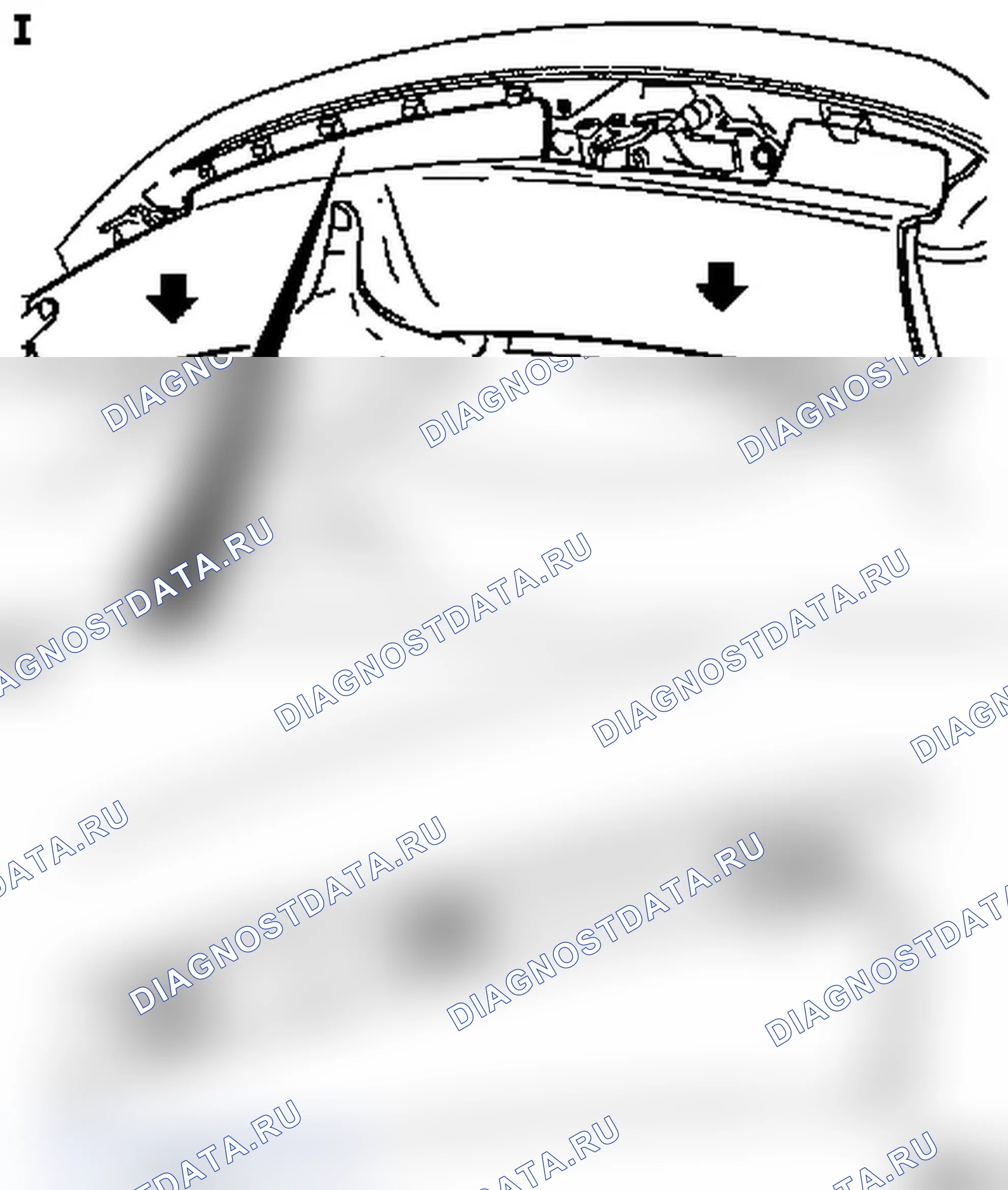 Демонтаж и установка рамки передней дуги (модель F67). Opel Astra G